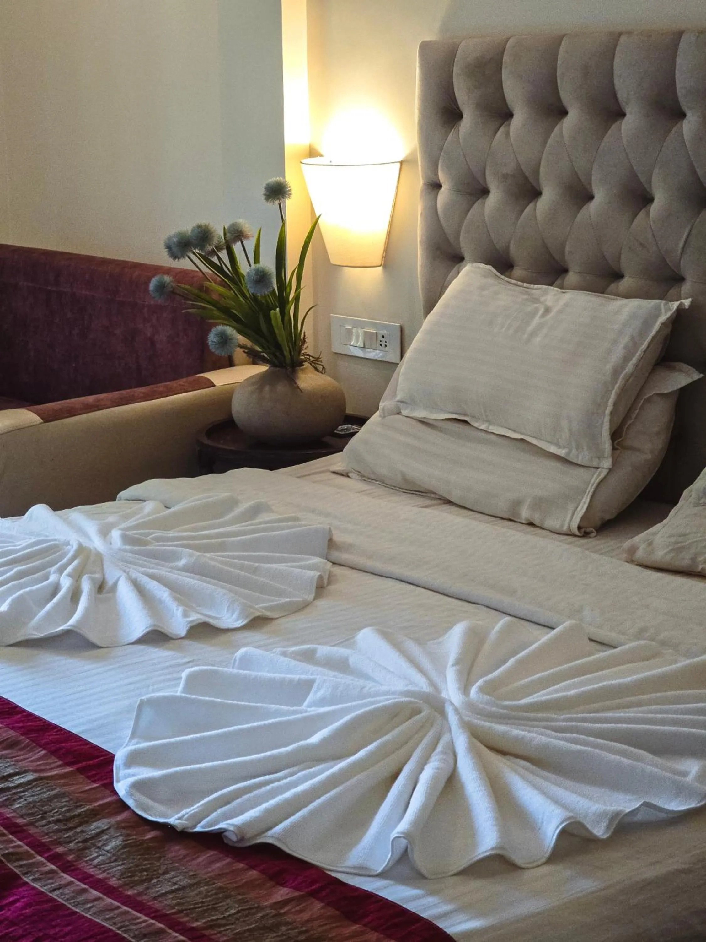 Bedroom, Bed in The Verda De Miranda Resort Morjim North Goa