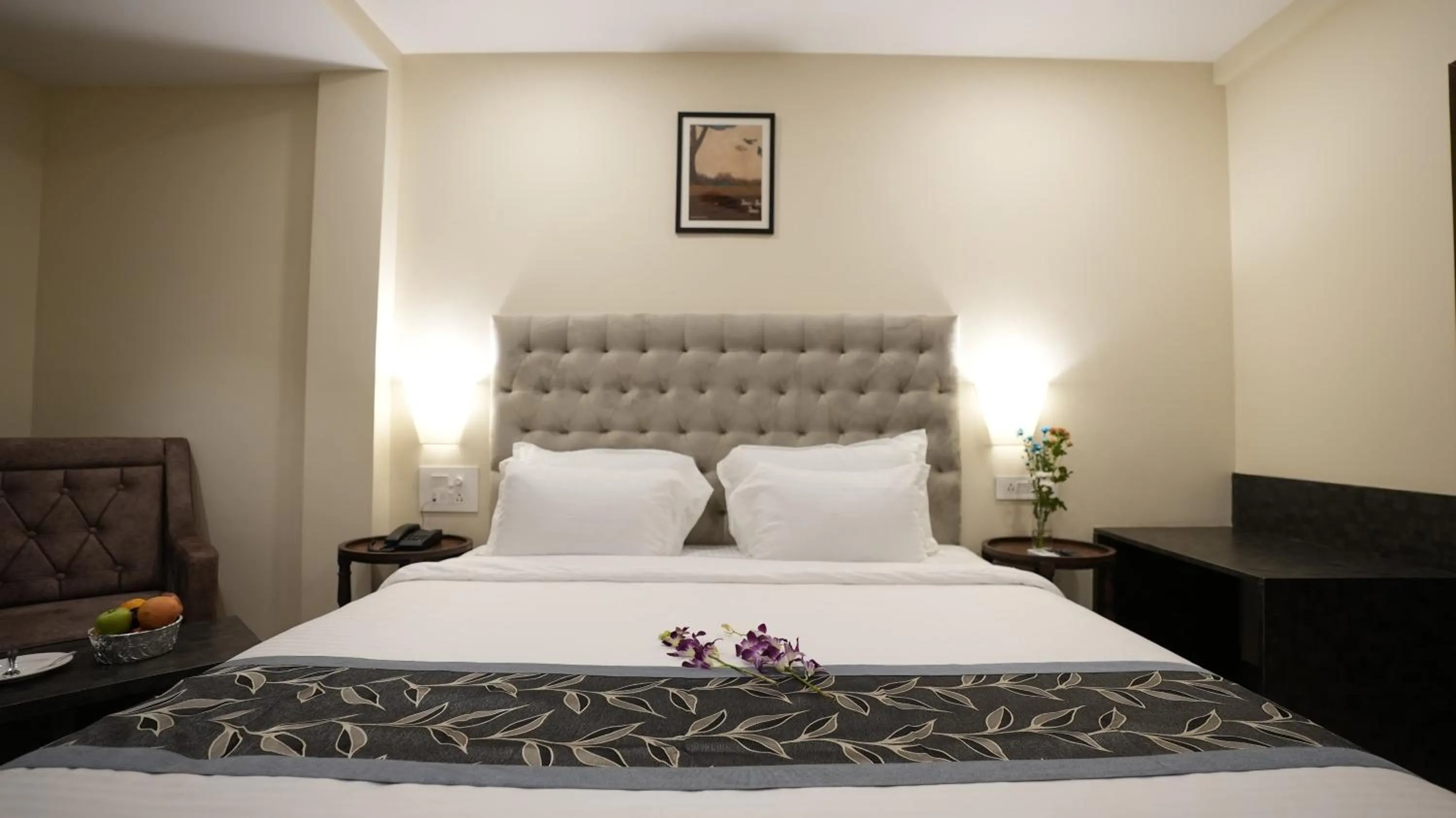 Bedroom, Bed in The Verda De Miranda Resort Morjim North Goa