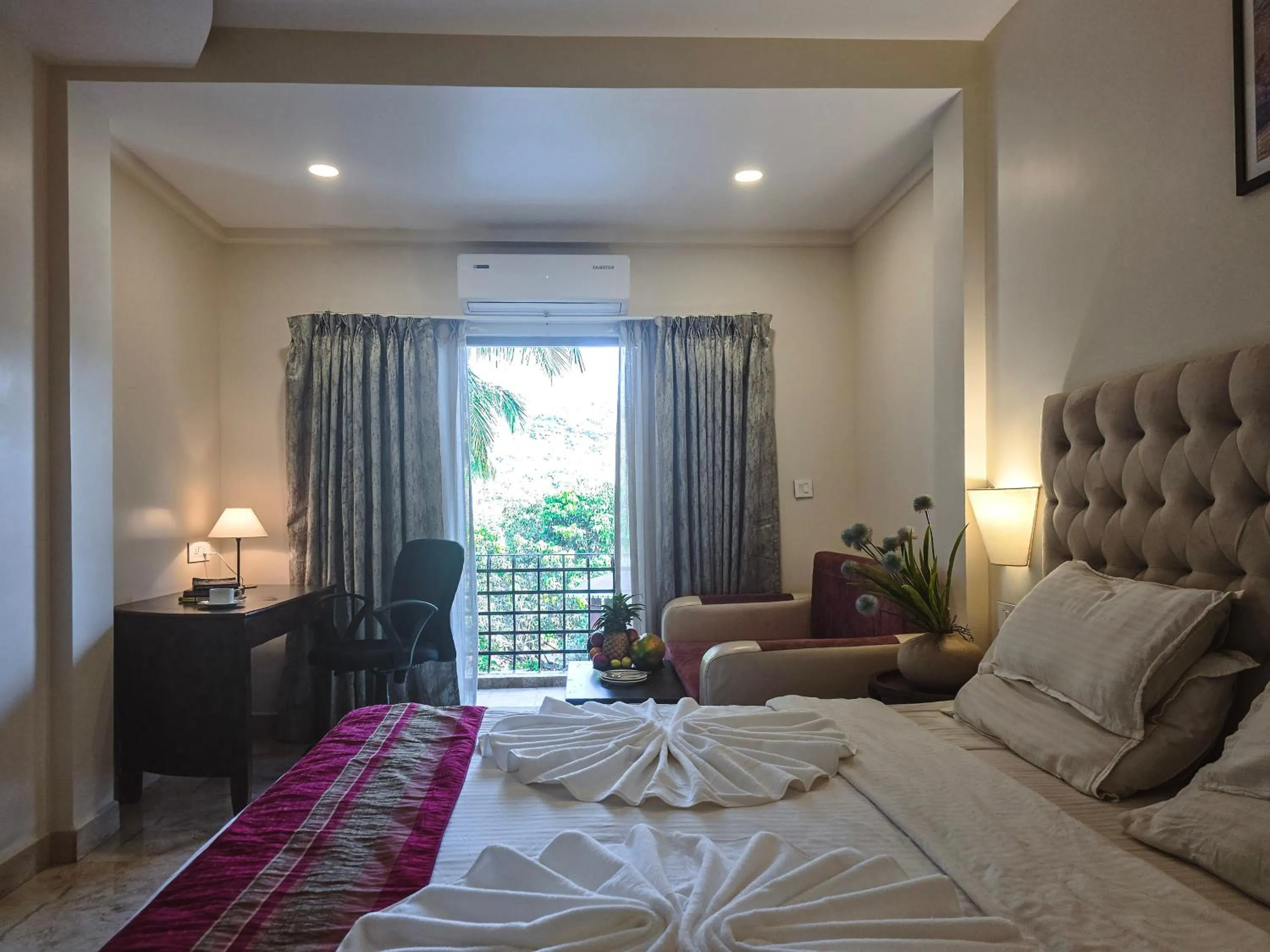 Bedroom, Bed in The Verda De Miranda Resort Morjim North Goa