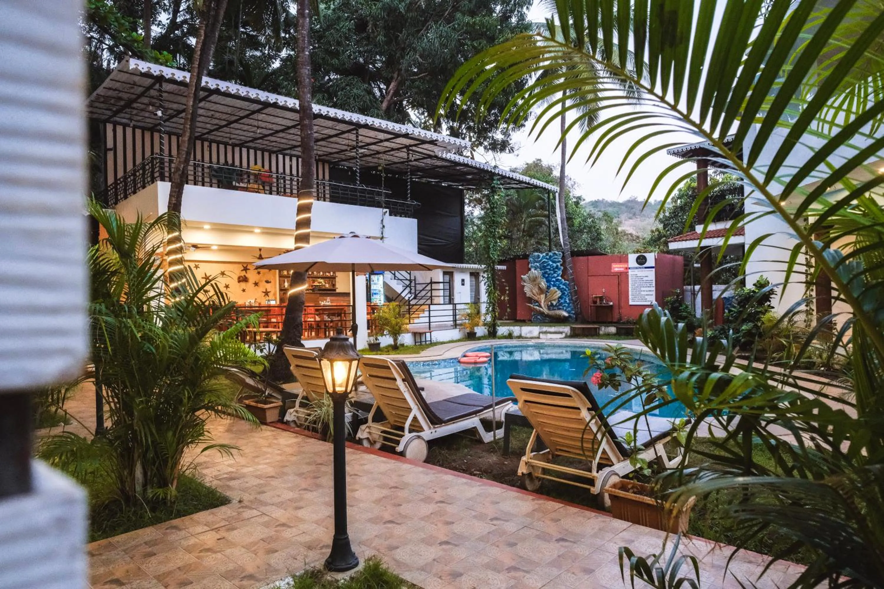 Swimming pool in The Verda De Miranda Resort Morjim North Goa