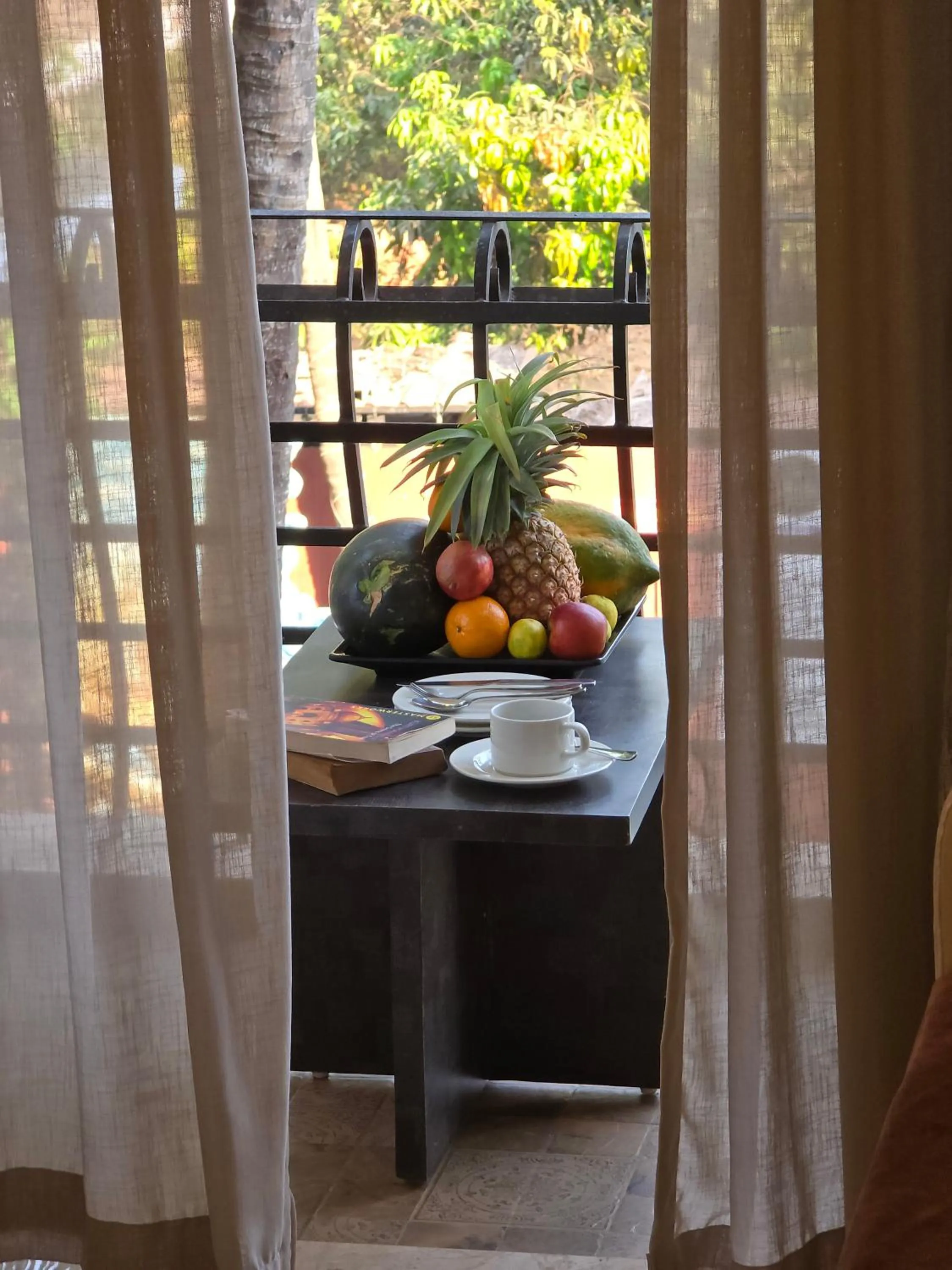 Breakfast in The Verda De Miranda Resort Morjim North Goa