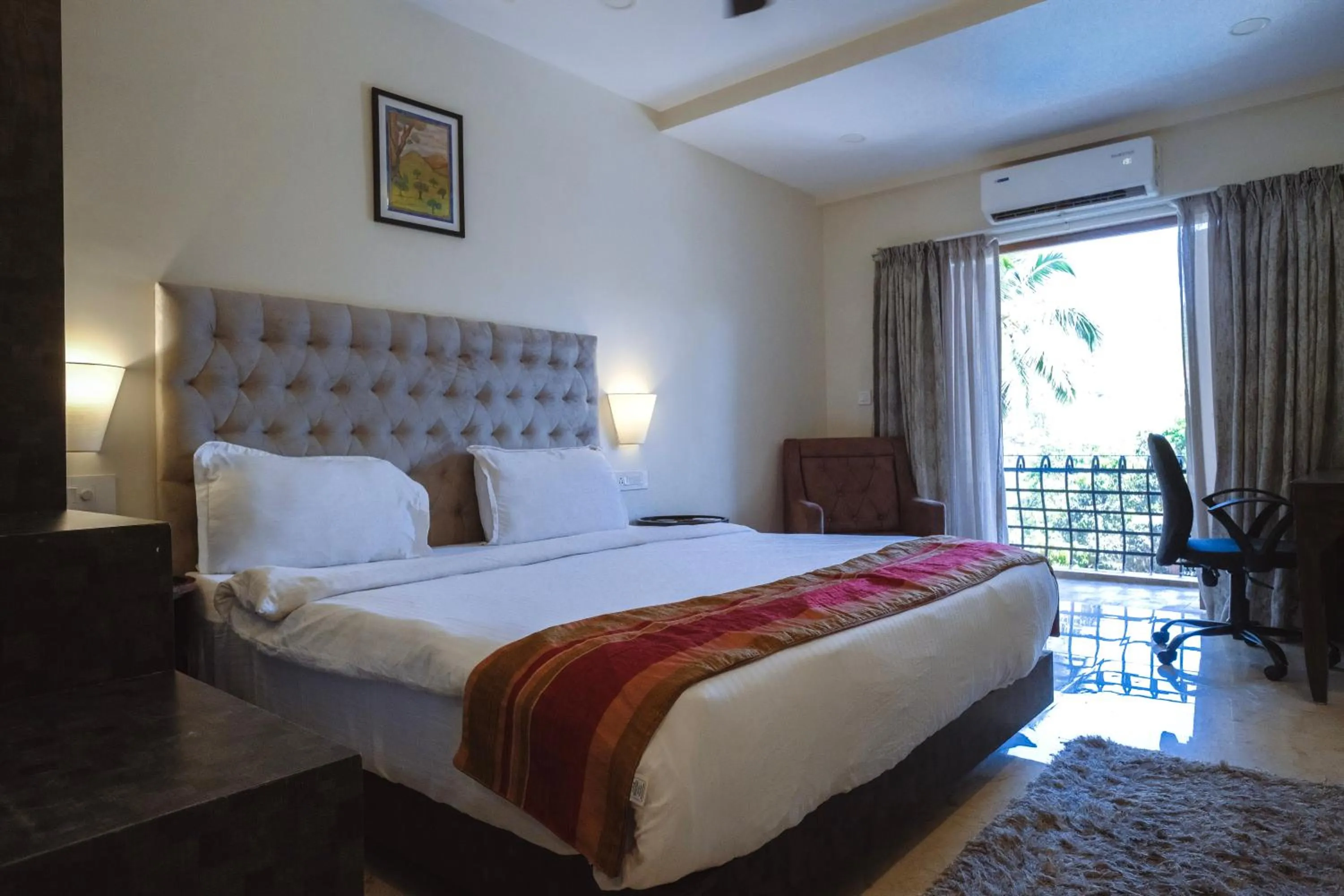 Photo of the whole room, Bed in The Verda De Miranda Resort Morjim North Goa