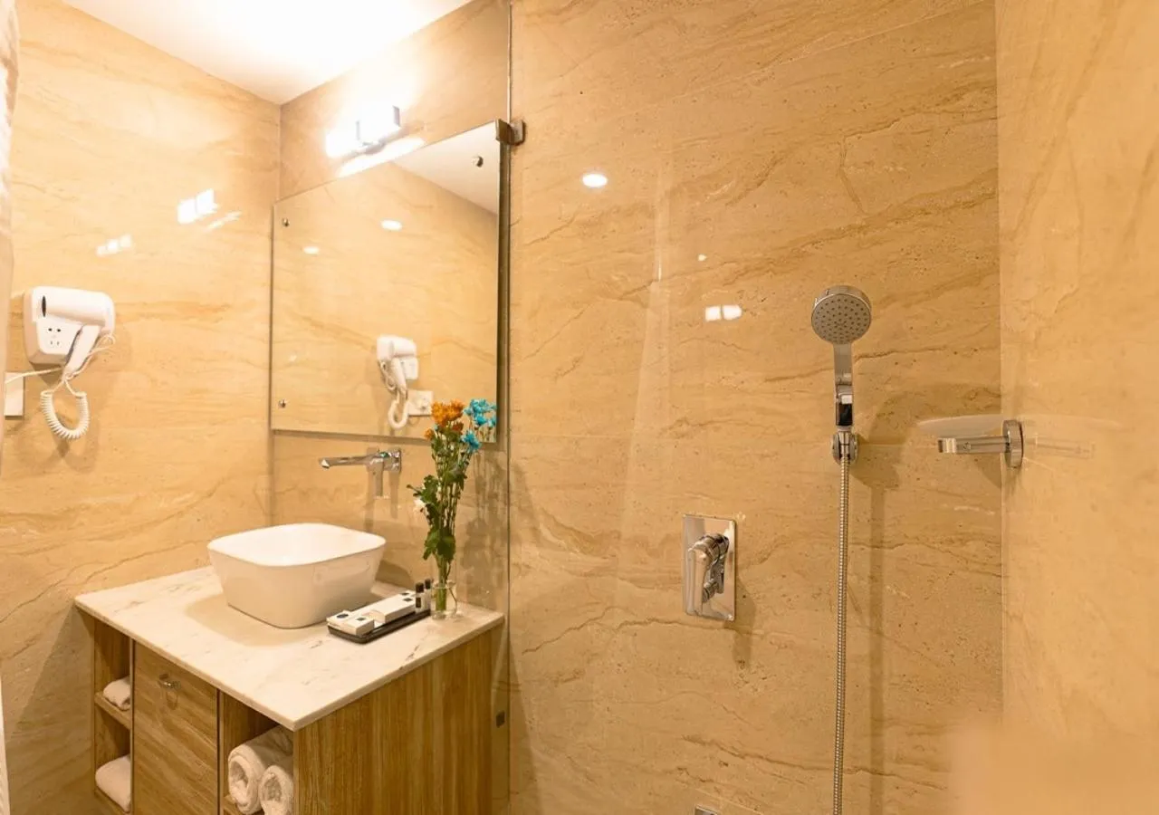 Shower in The Verda De Miranda Resort Morjim North Goa