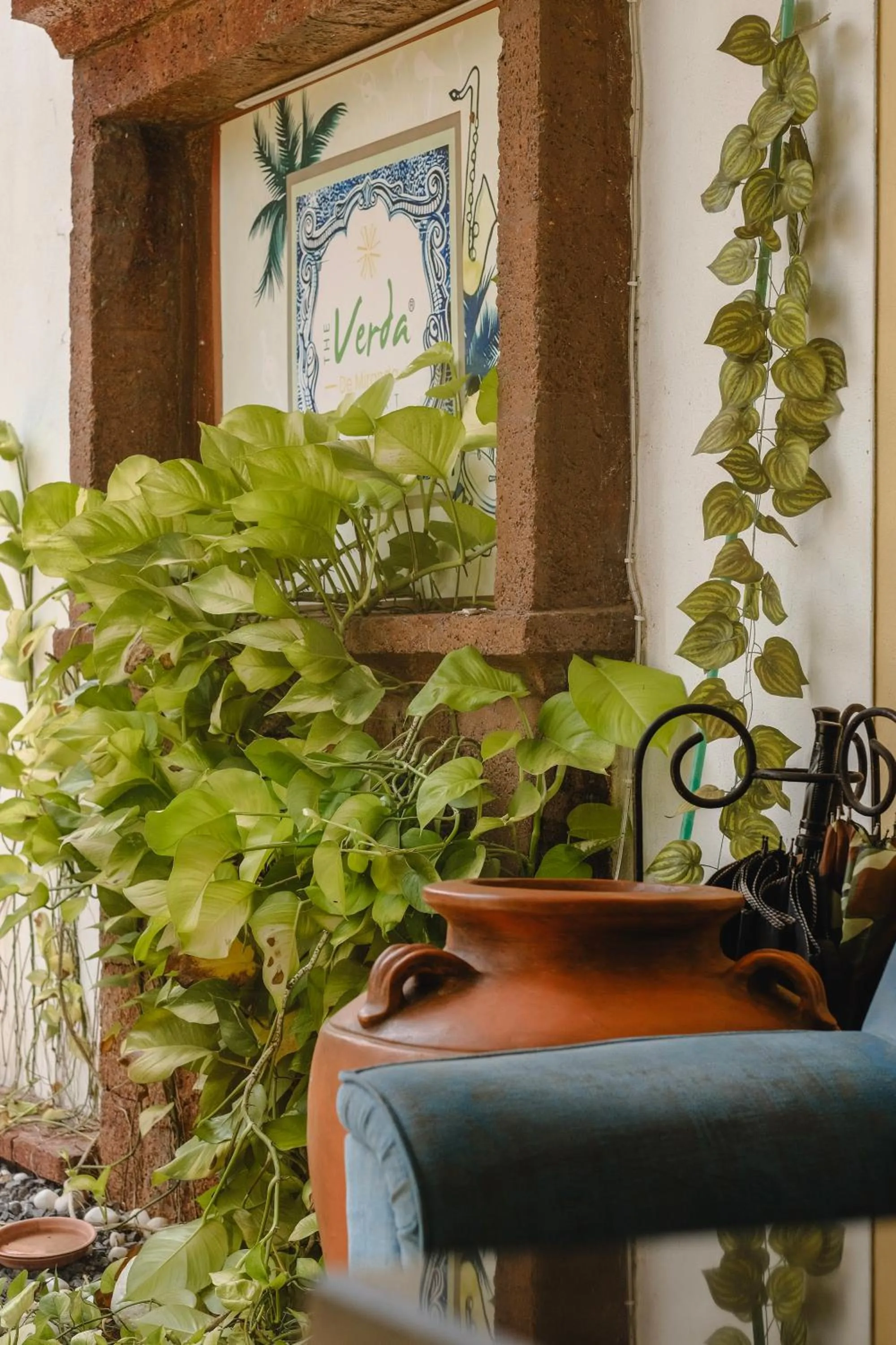 Decorative detail in The Verda De Miranda Resort Morjim North Goa