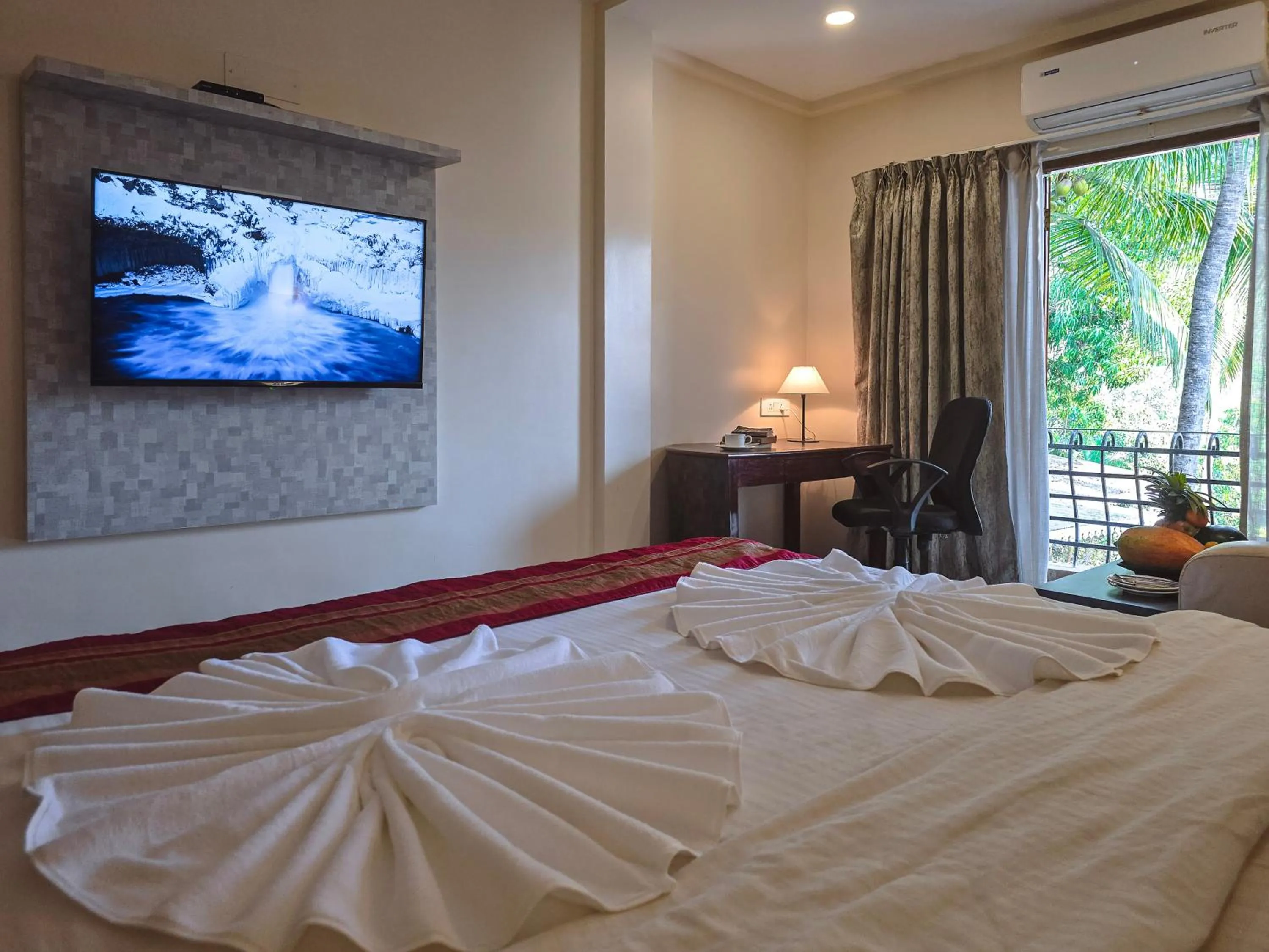 Bedroom, Bed in The Verda De Miranda Resort Morjim North Goa