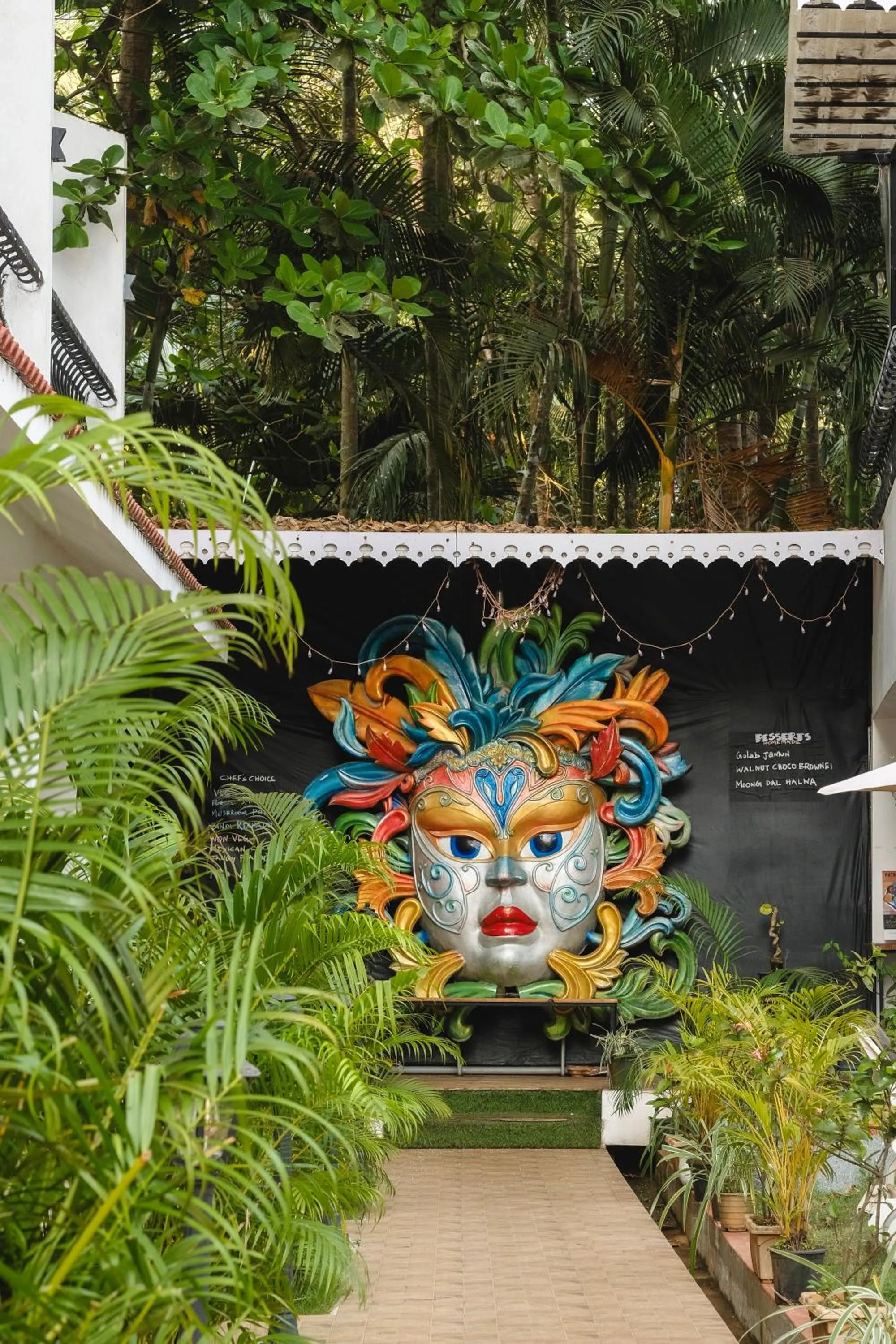 Decorative detail in The Verda De Miranda Resort Morjim North Goa