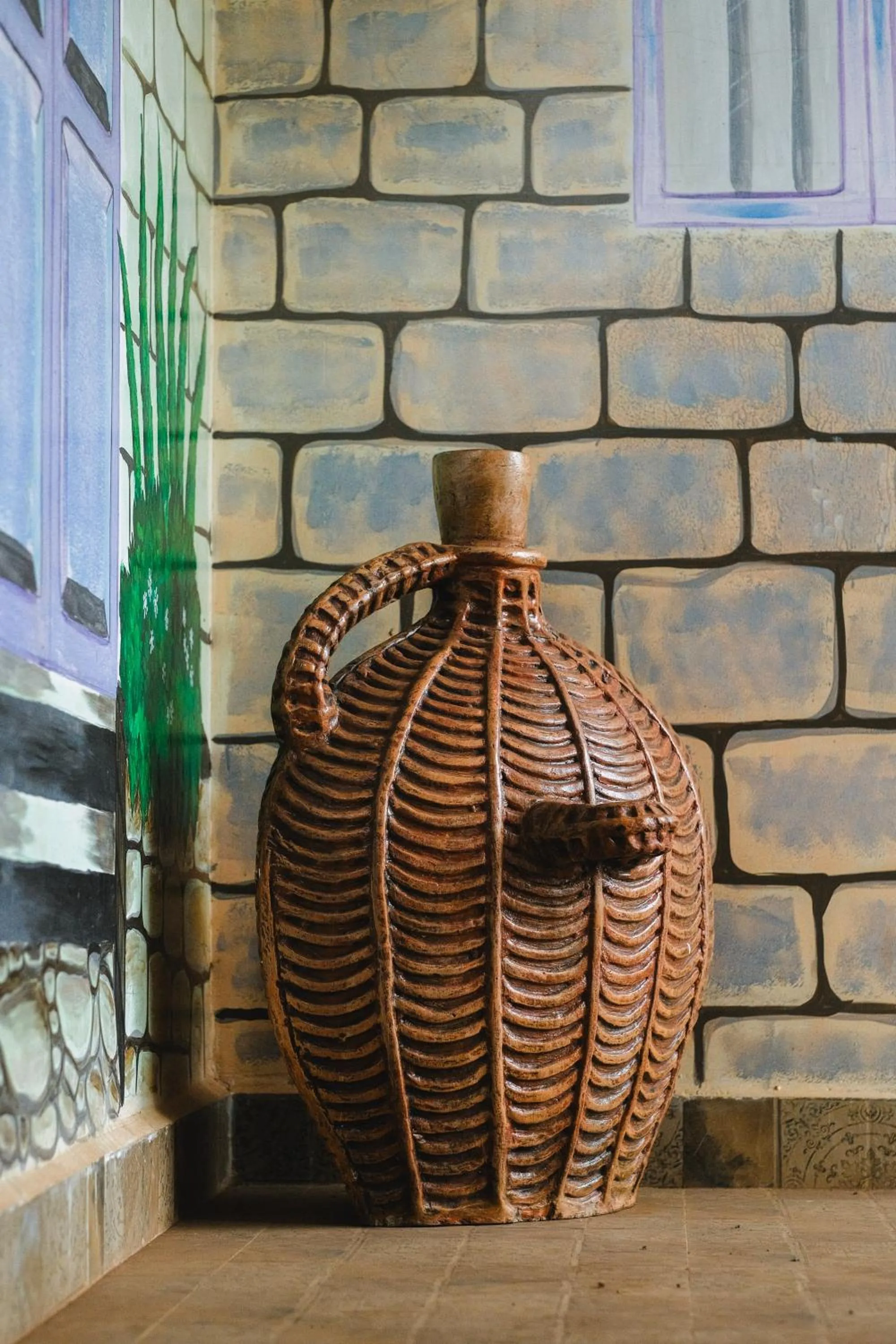 Decorative detail in The Verda De Miranda Resort Morjim North Goa