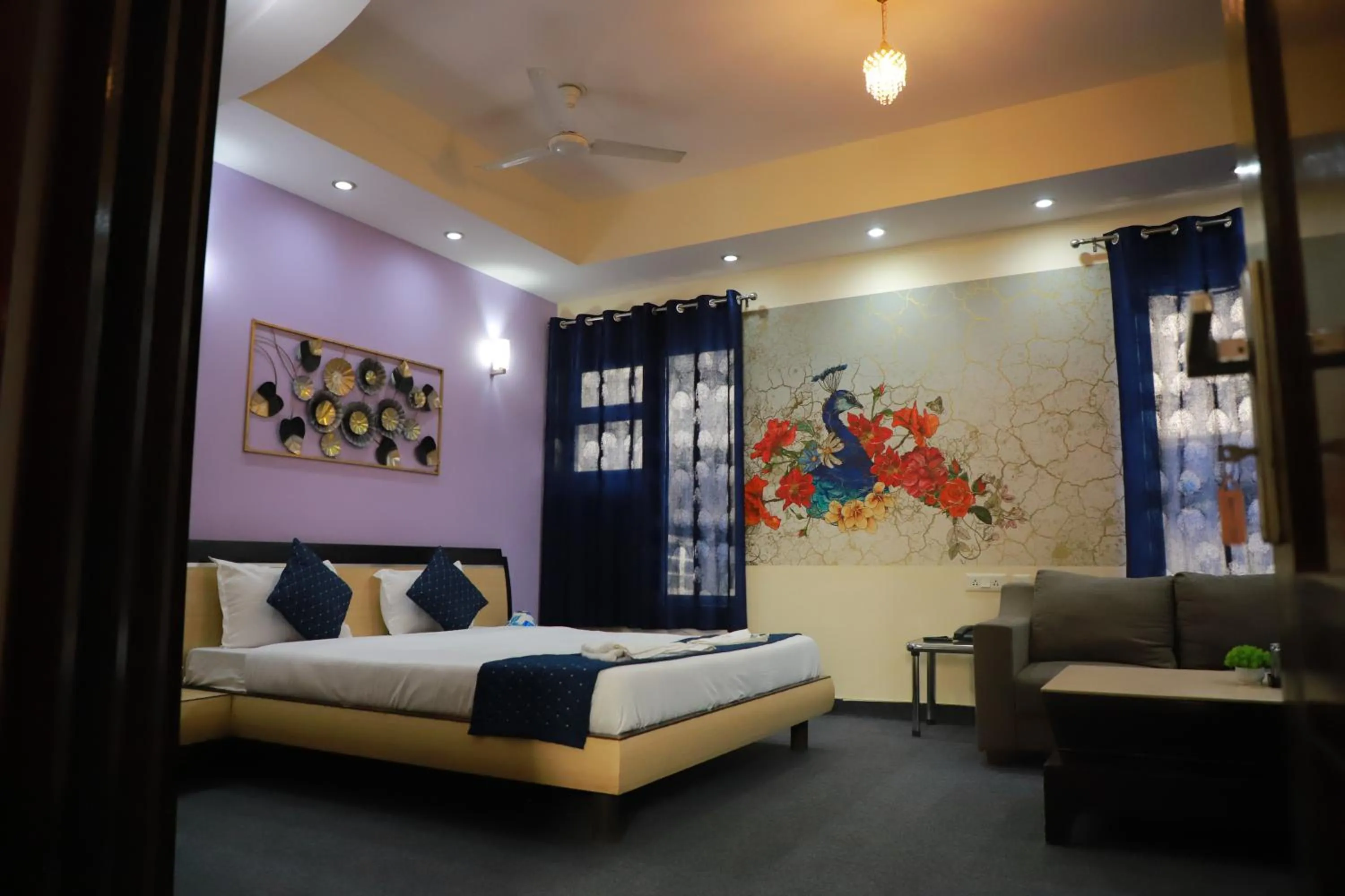 Photo of the whole room, Bed in THE REJOICE VENTURE