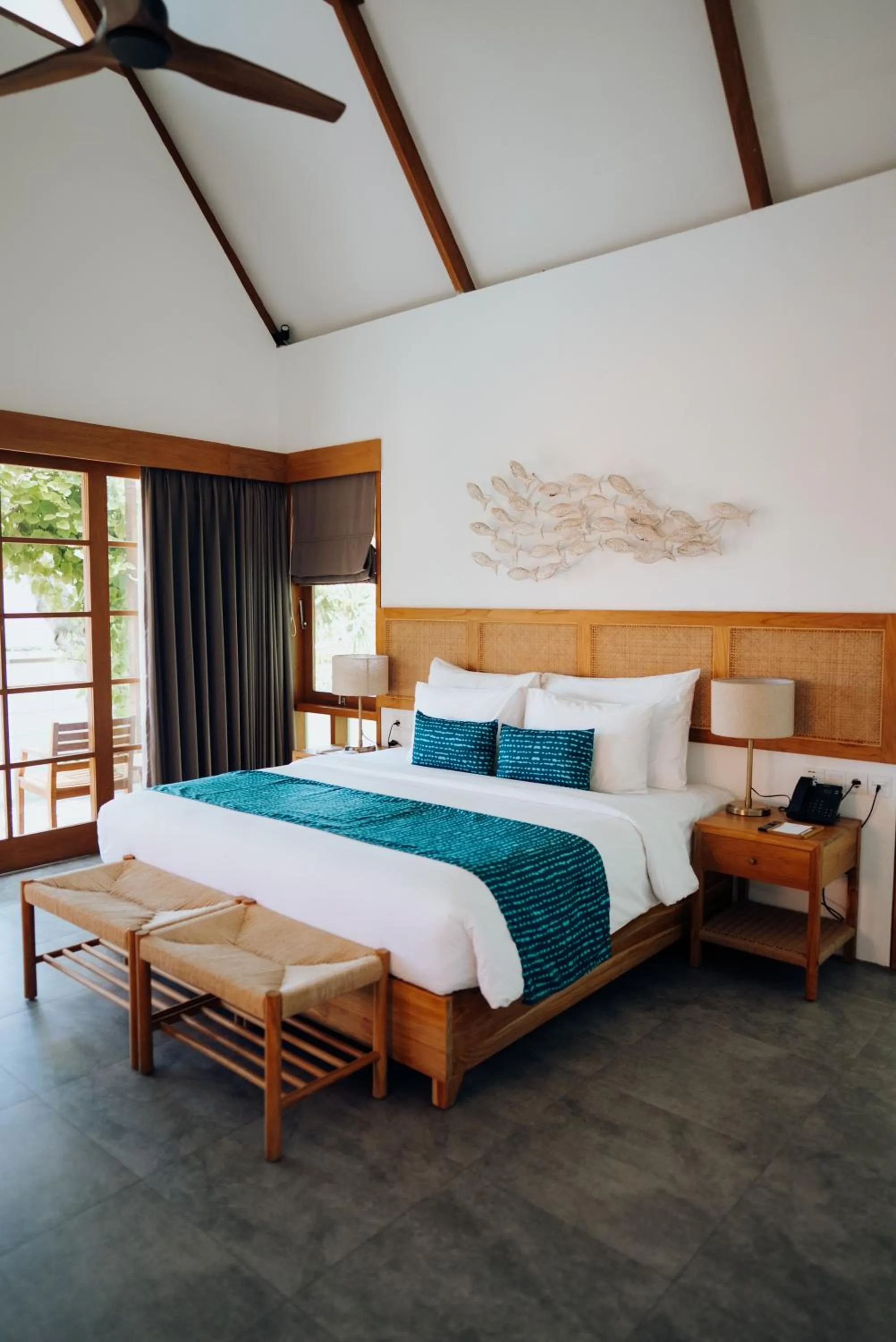 Bedroom, Bed in Deep Roots Dive & Yoga Resort
