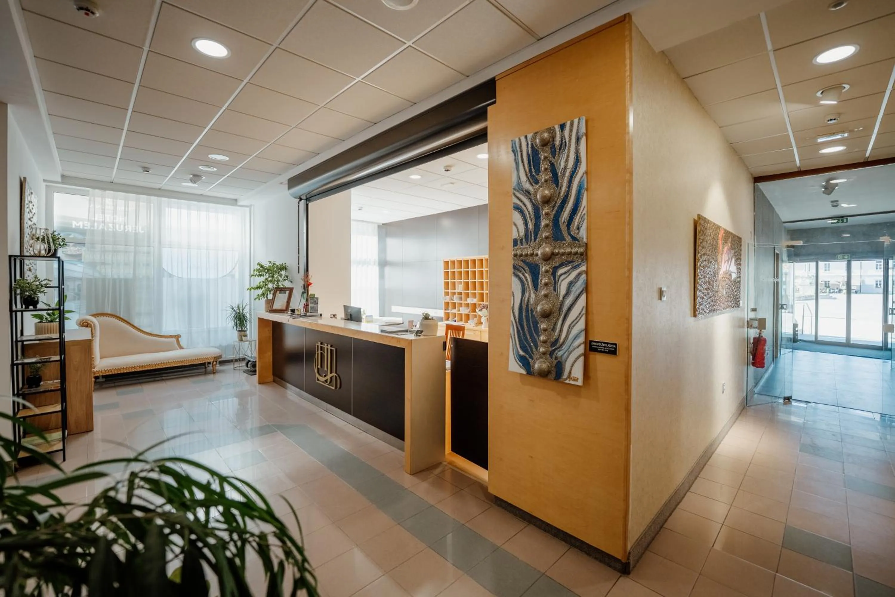 Lobby or reception in Hotel Jeruzalem