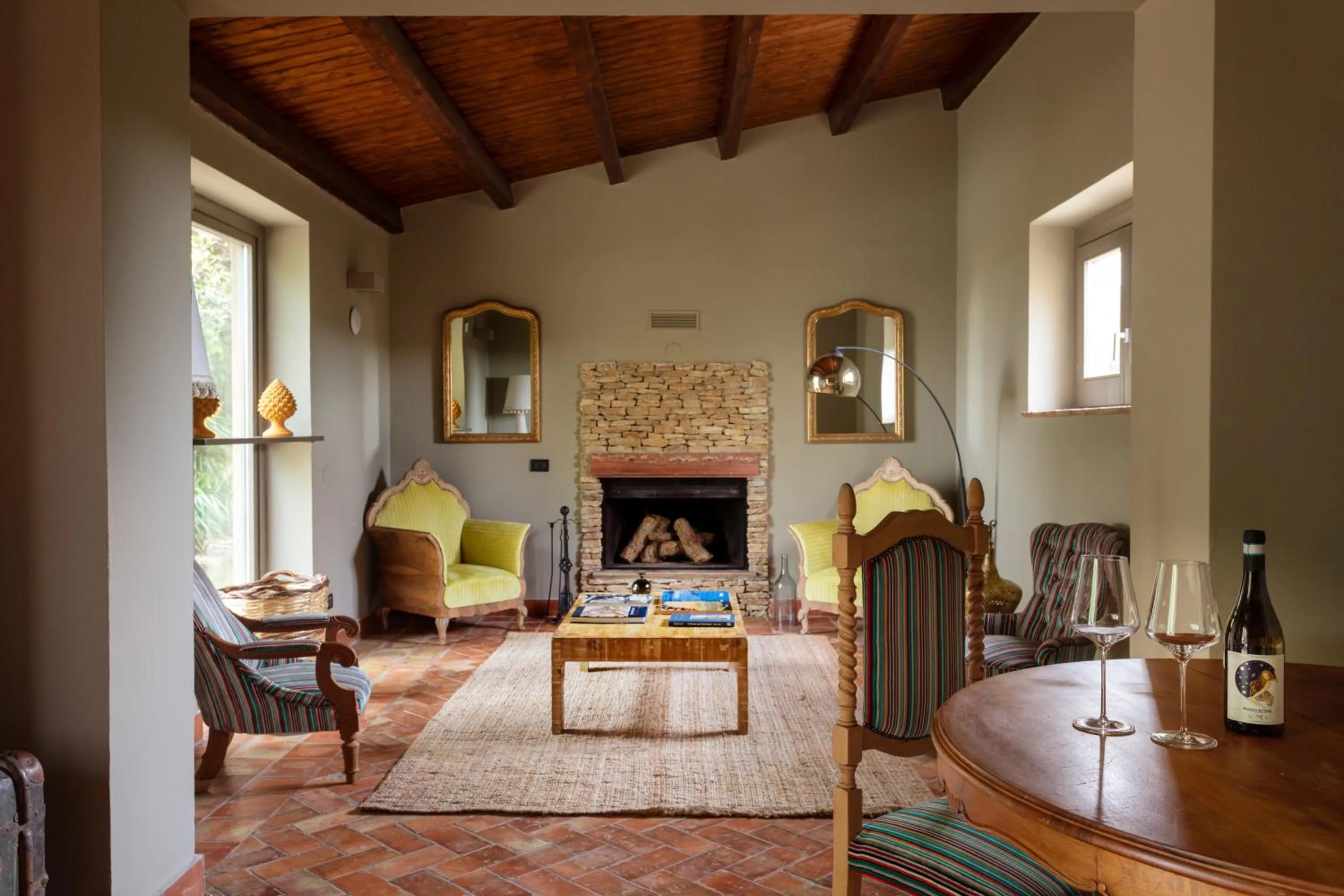 Lounge or bar in Masseria del Carboj