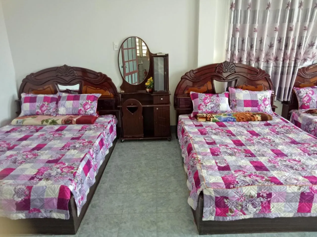 Bed in Thiên Nga Hotel