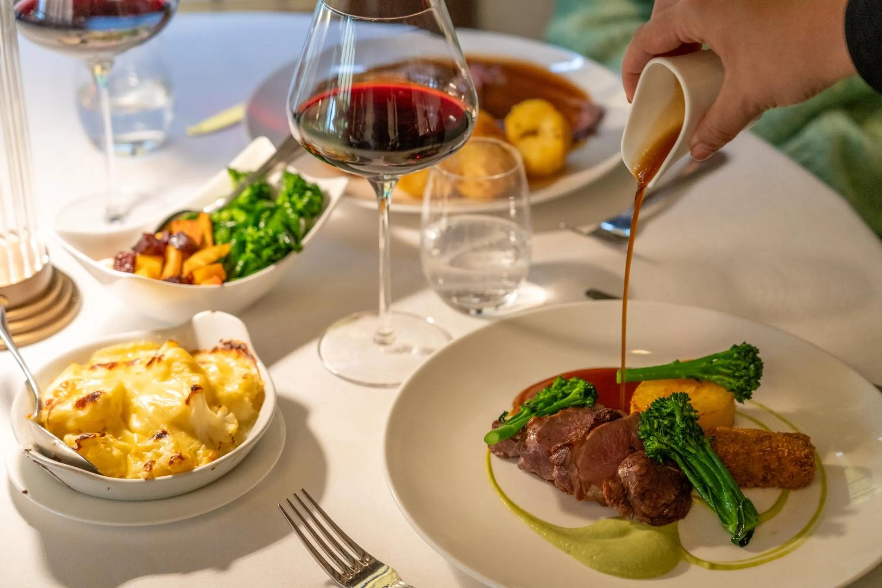 Food and drinks in Talbooth House & Spa