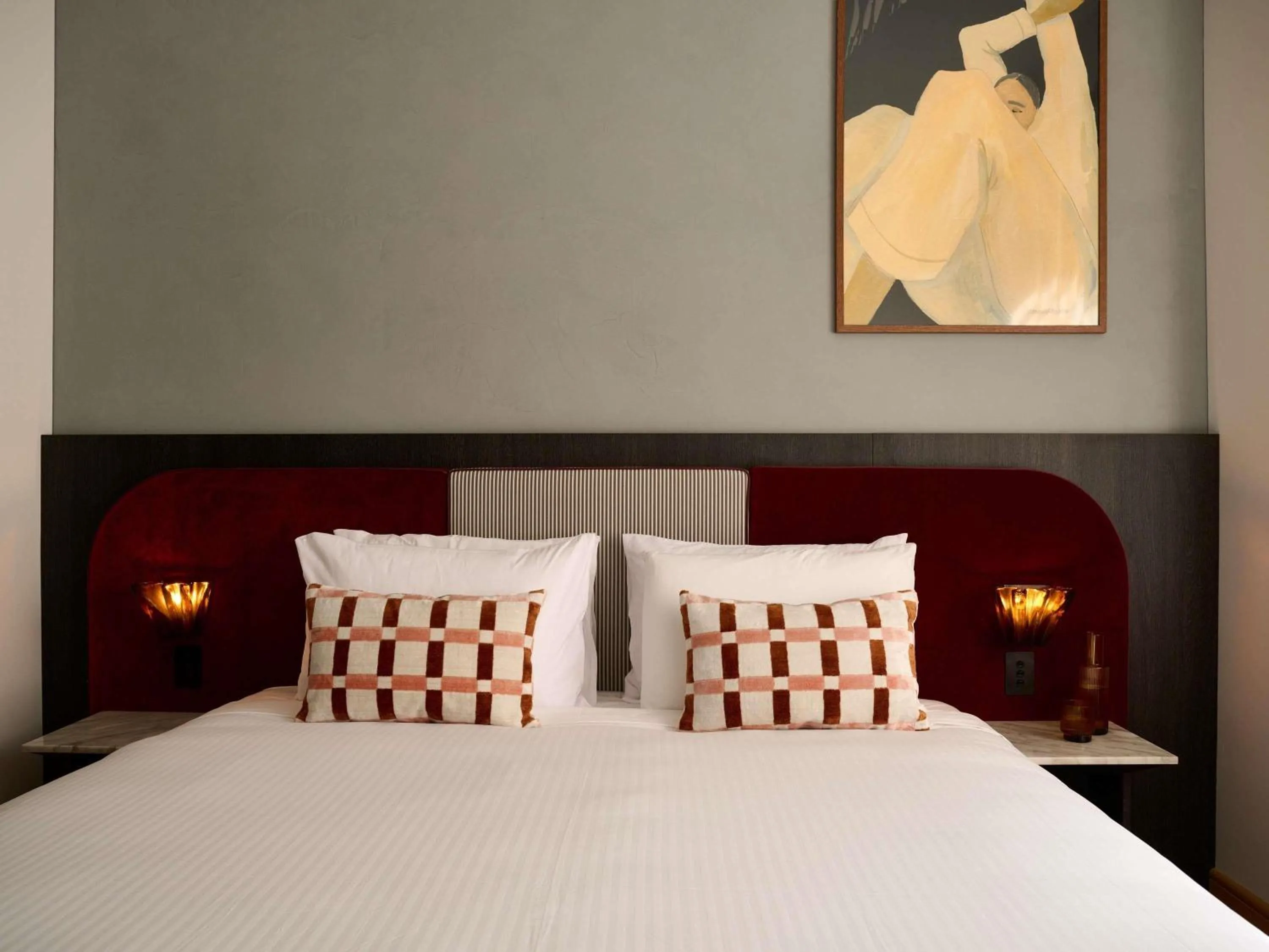 Bedroom, Bed in Hotel Morris Sydney, Handwritten Collection