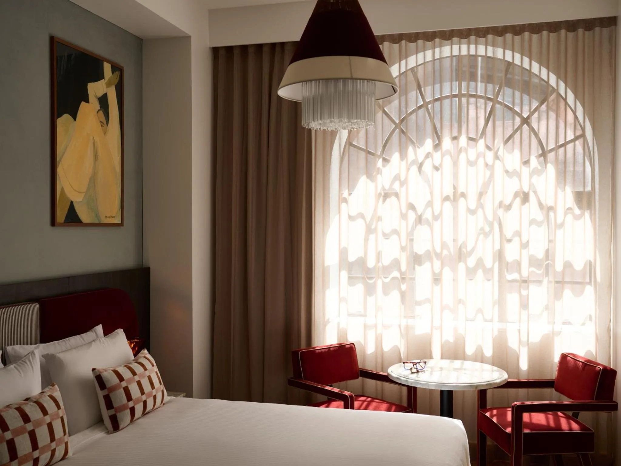 View (from property/room), Bed in Hotel Morris Sydney, Handwritten Collection