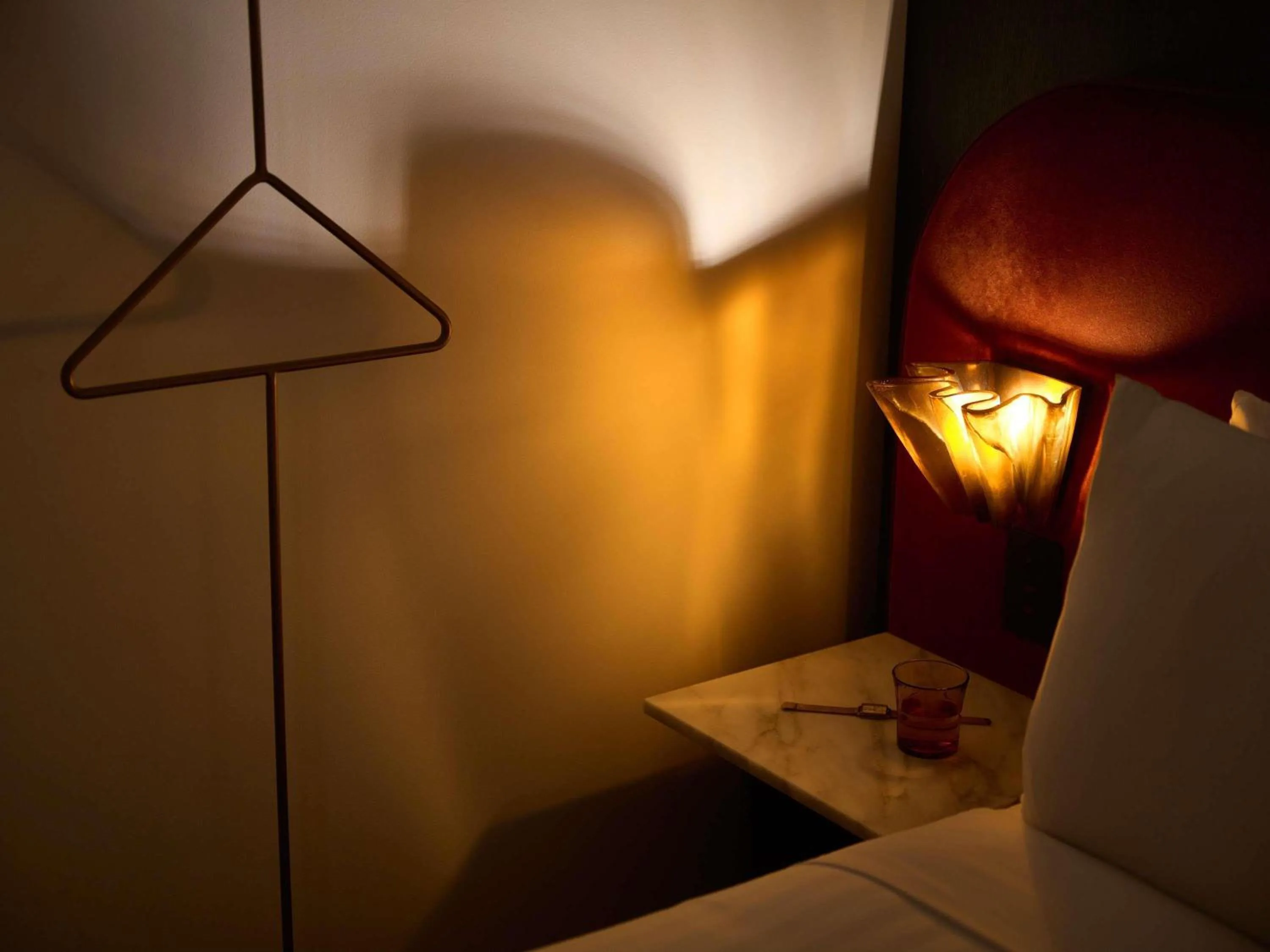 Bedroom, Bed in Hotel Morris Sydney, Handwritten Collection