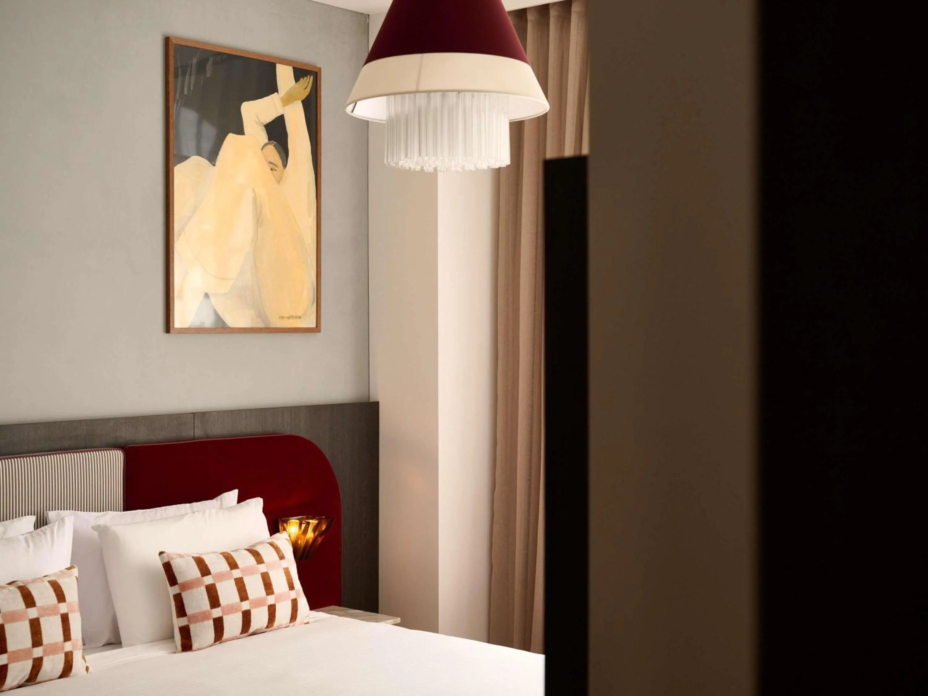 Bedroom, Bed in Hotel Morris Sydney, Handwritten Collection