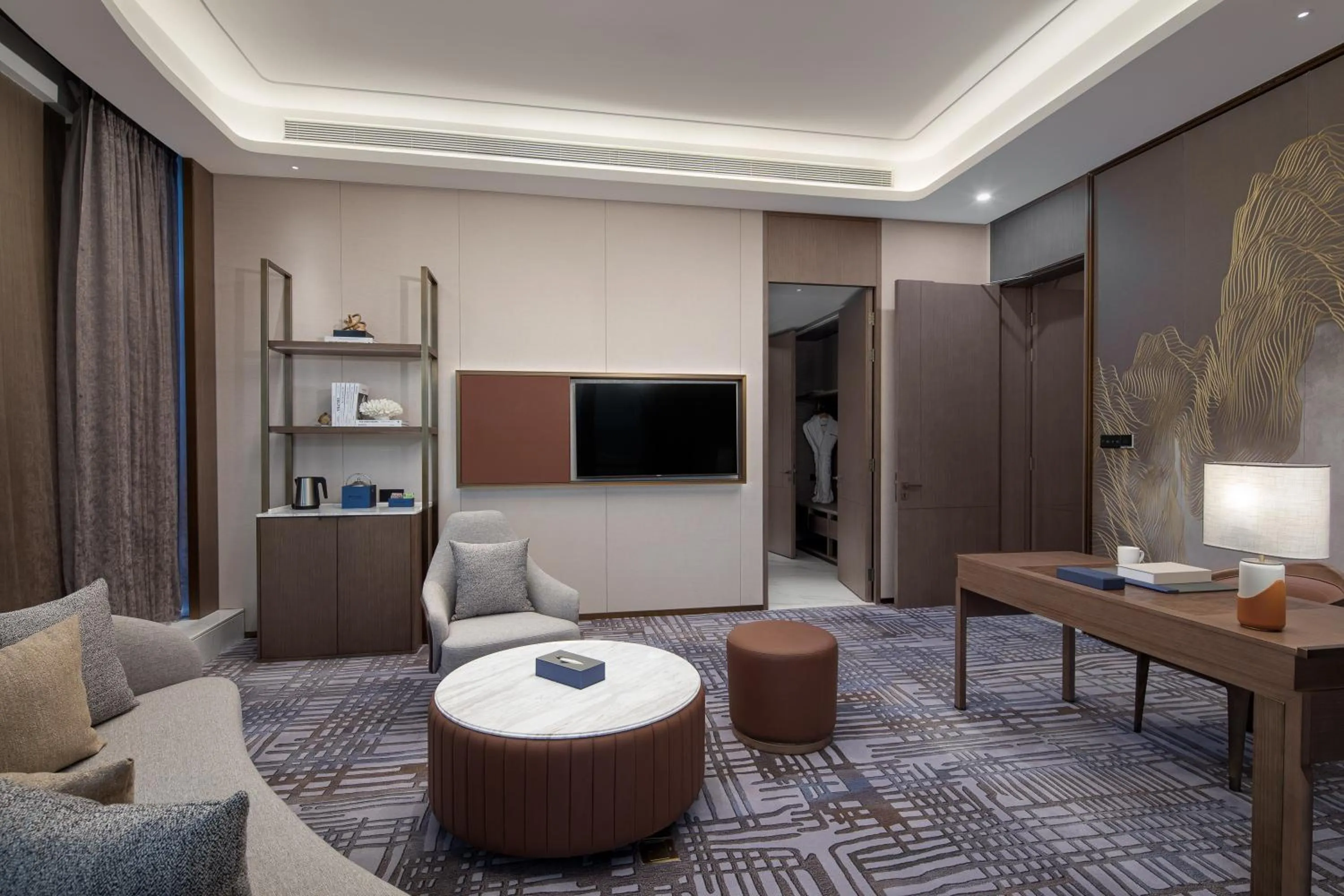 Photo of the whole room in Wyndham Shanxi Xiaohe Xincheng