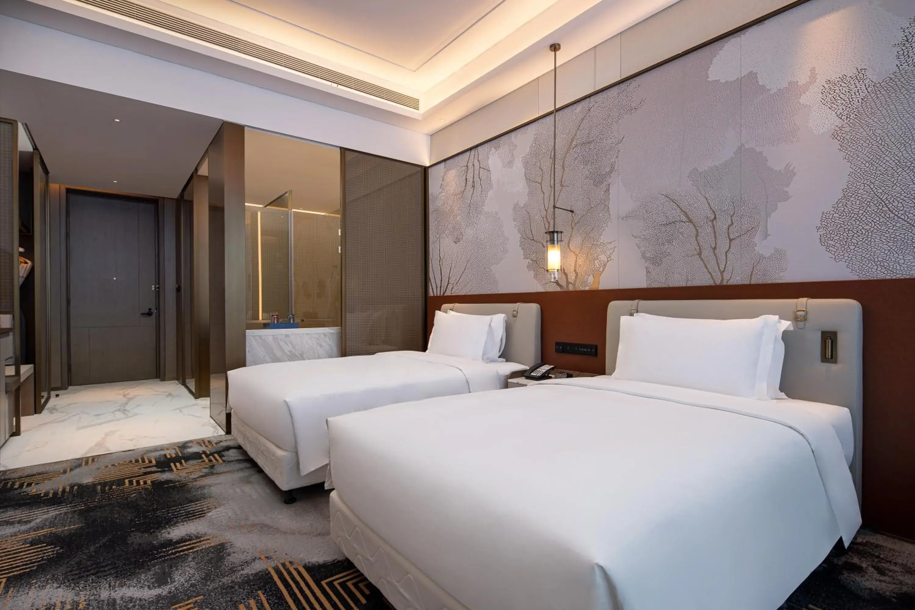Deluxe Twin Room in Wyndham Shanxi Xiaohe Xincheng Deluxe Twin Room in Wyndham Shanxi Xiaohe Xincheng