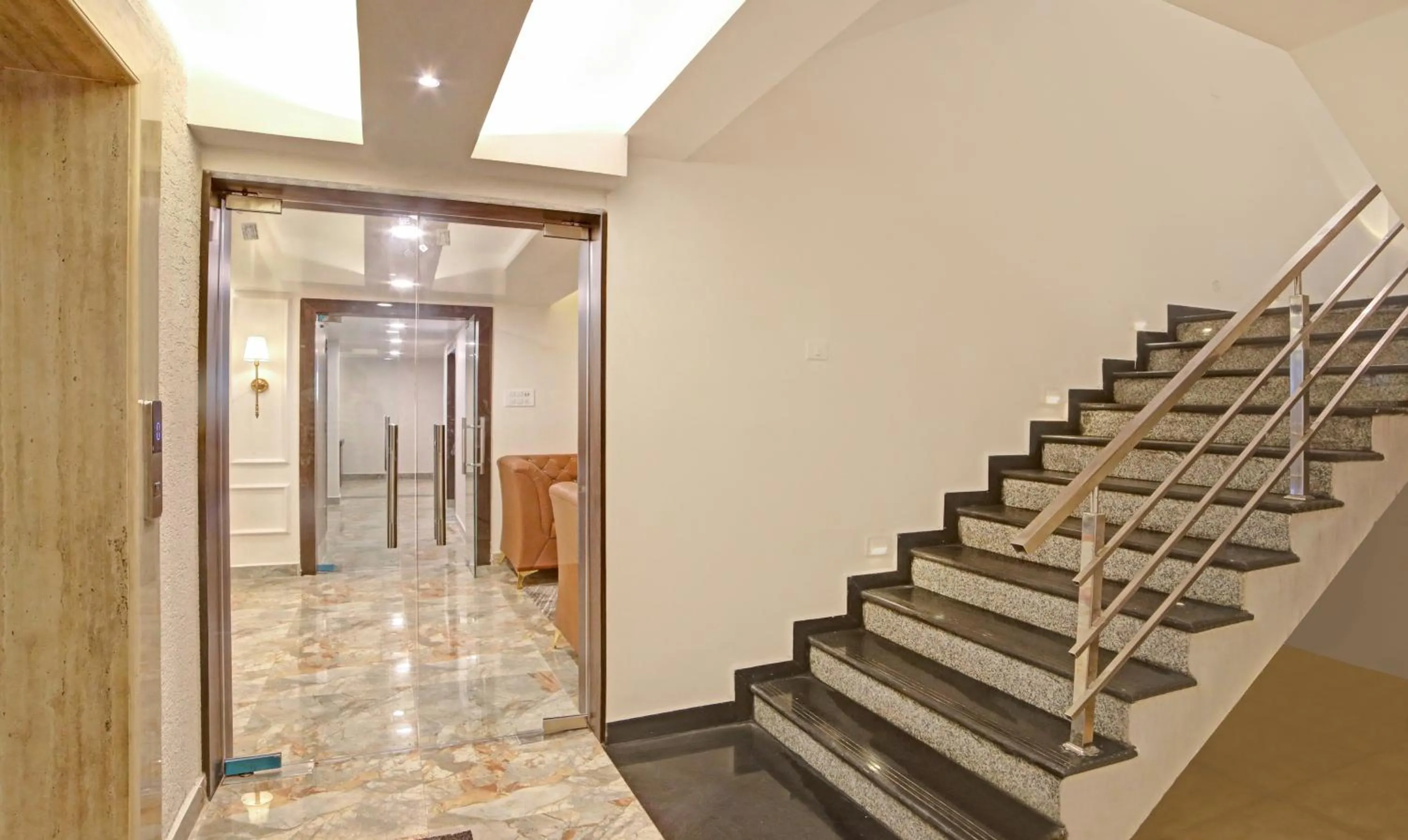 Seating area in Treebo Lazystay Elite