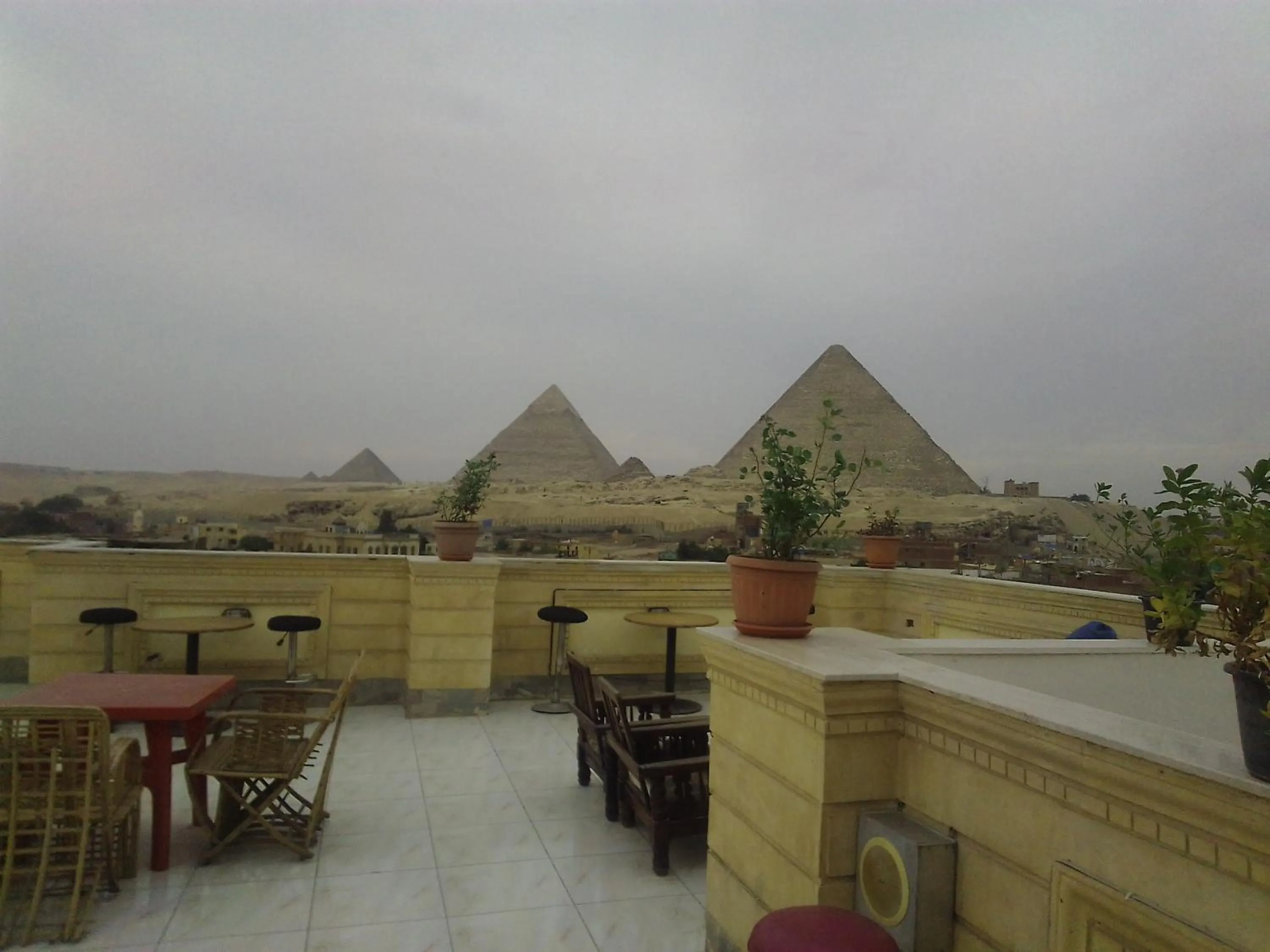 Nearby landmark in Zeina pyramids view