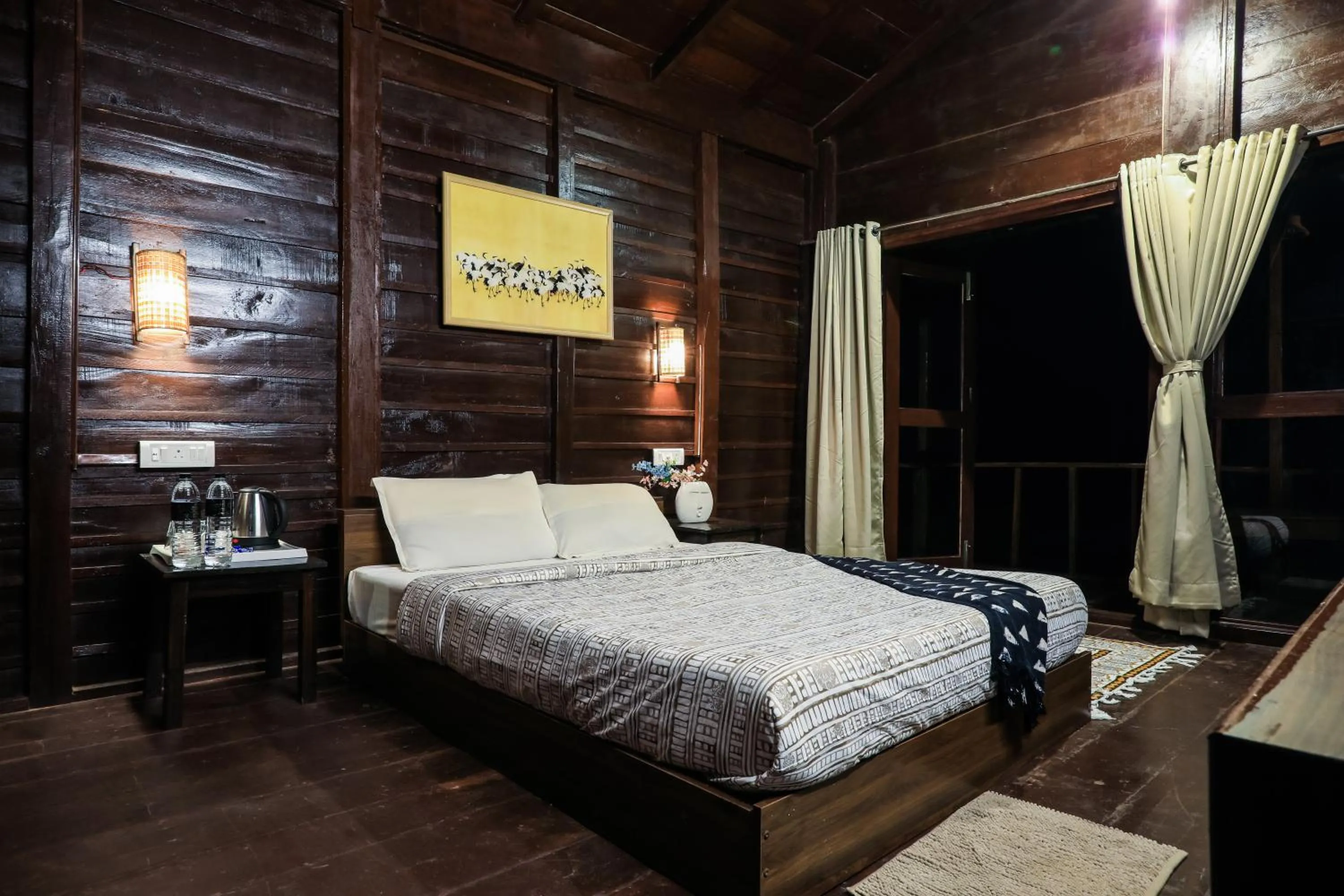 Bedroom, Bed in Woodpegger By The Beach, Mandrem