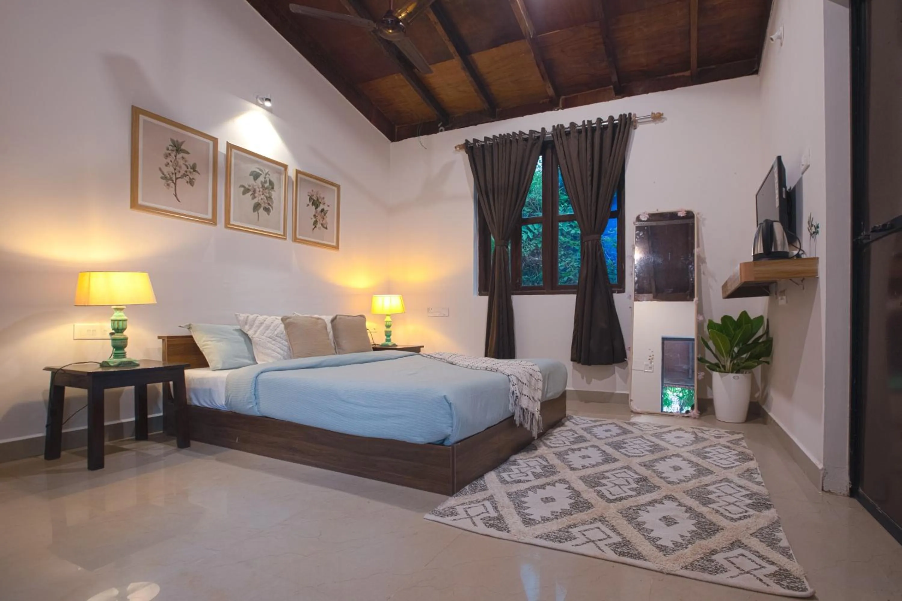 Bedroom, Bed in Woodpegger By The Beach, Mandrem