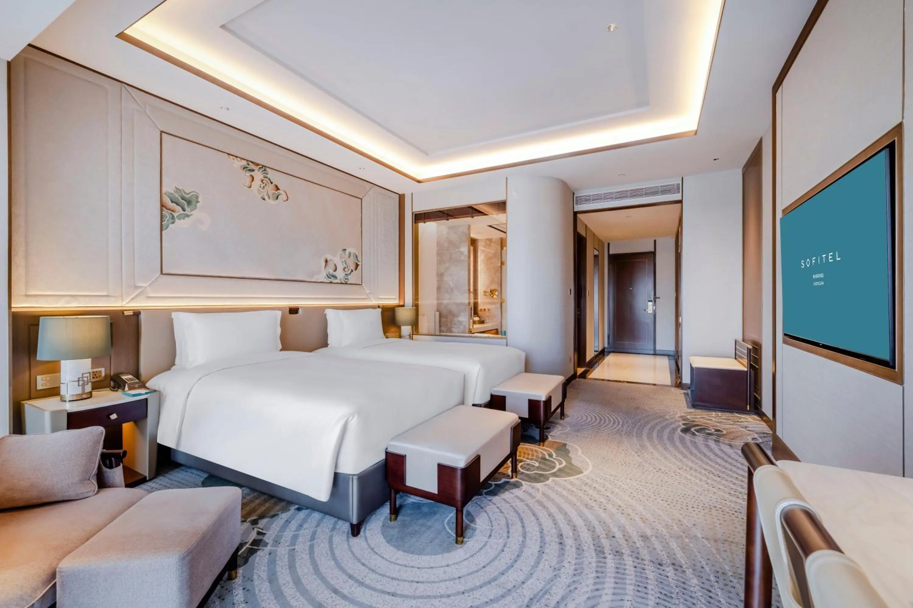 Bedroom, Bed in Sofitel Xiong An