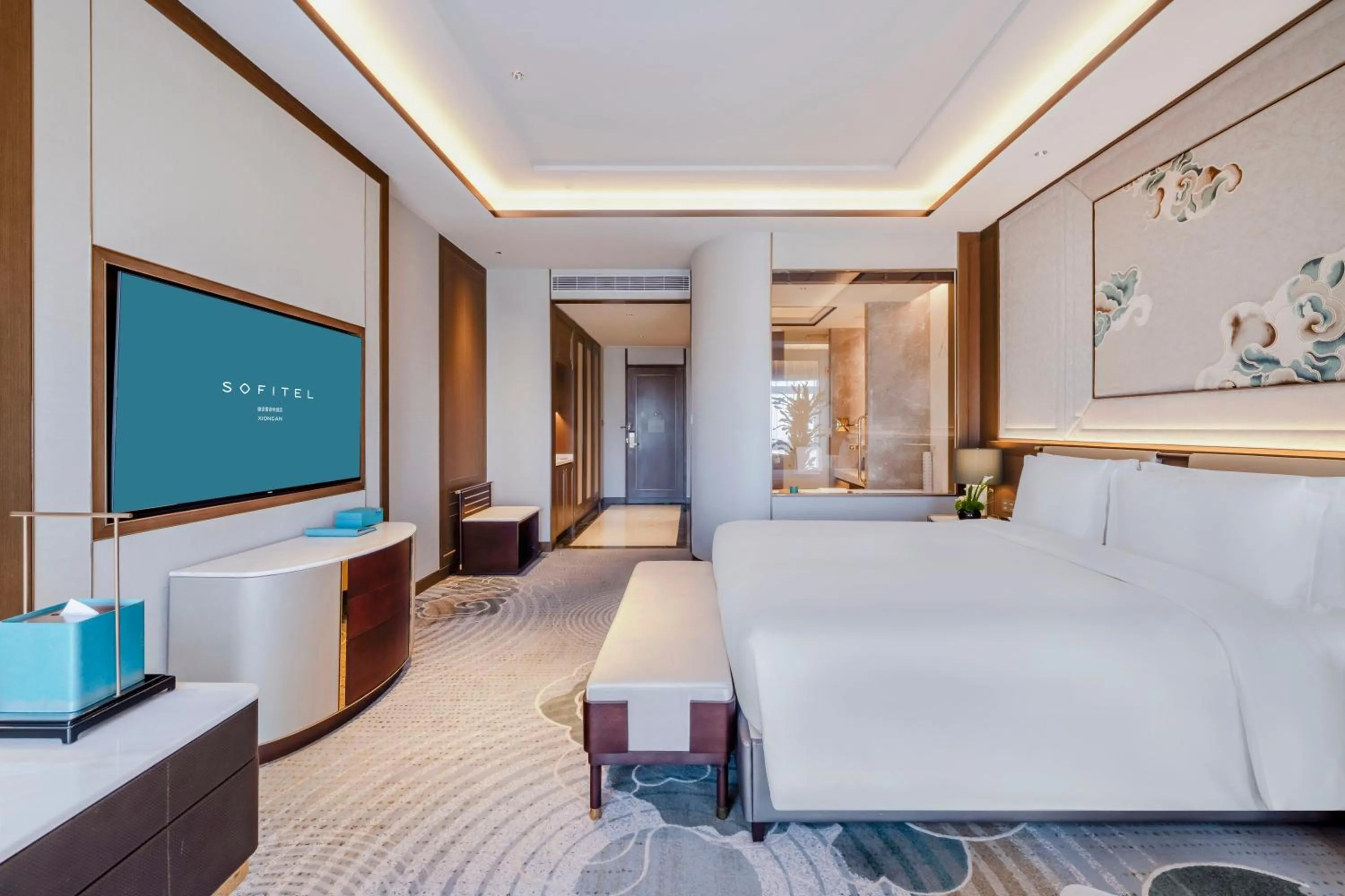 Bedroom, Bed in Sofitel Xiong An