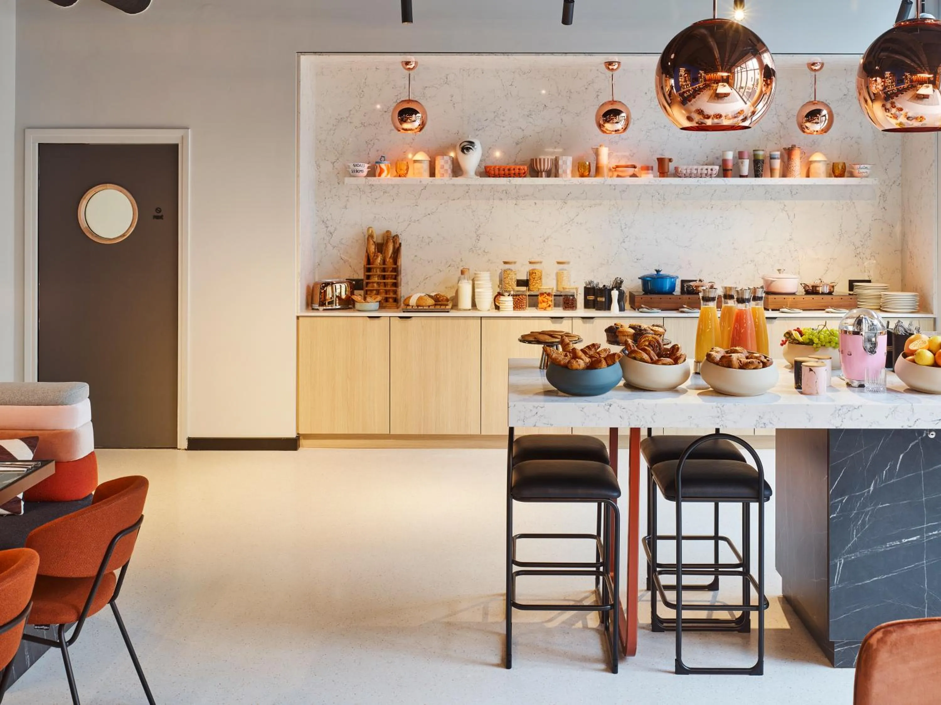 Buffet breakfast in Tribe Paris Saint Ouen