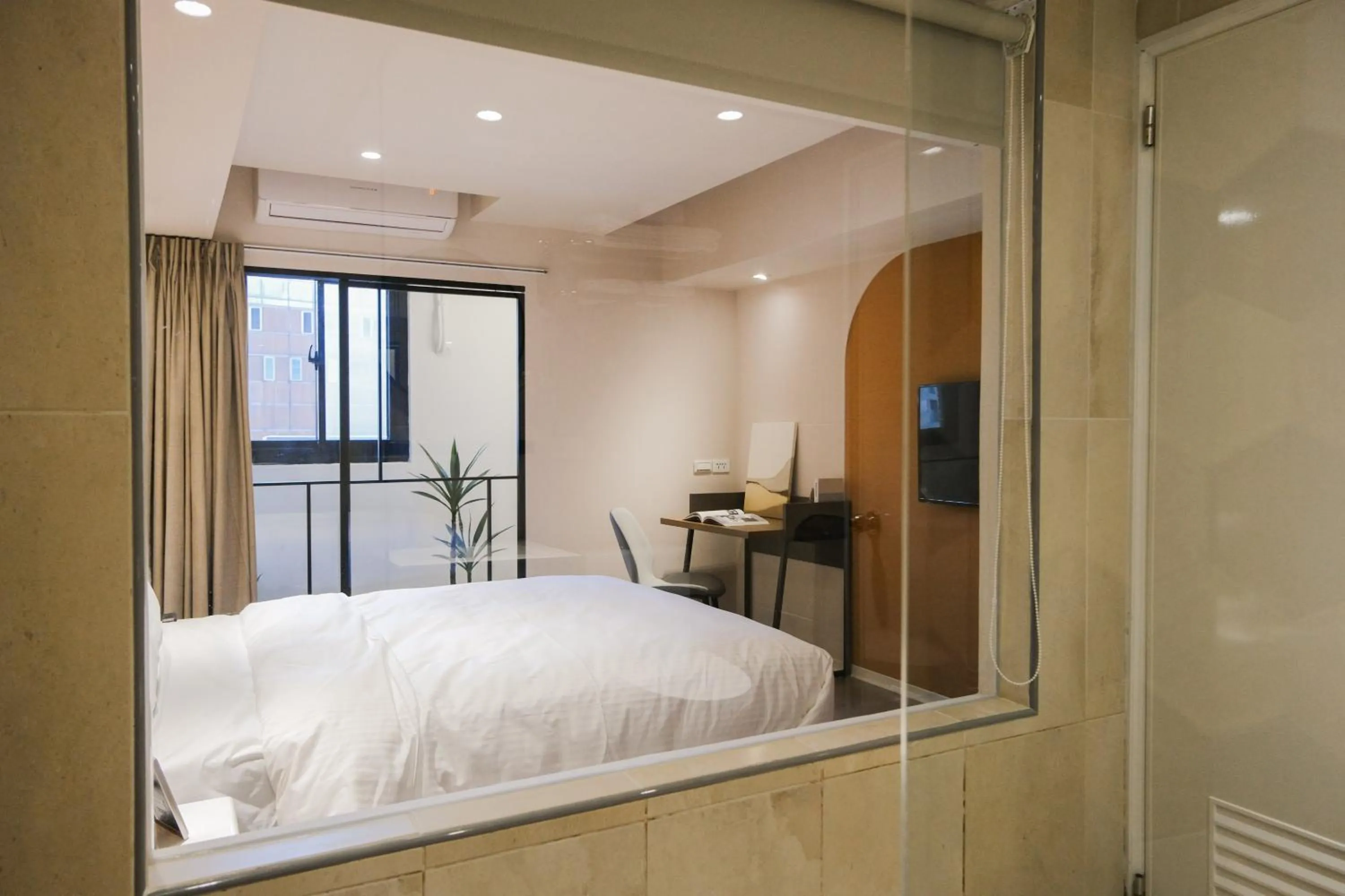 Bed in Giant Rich Hotel