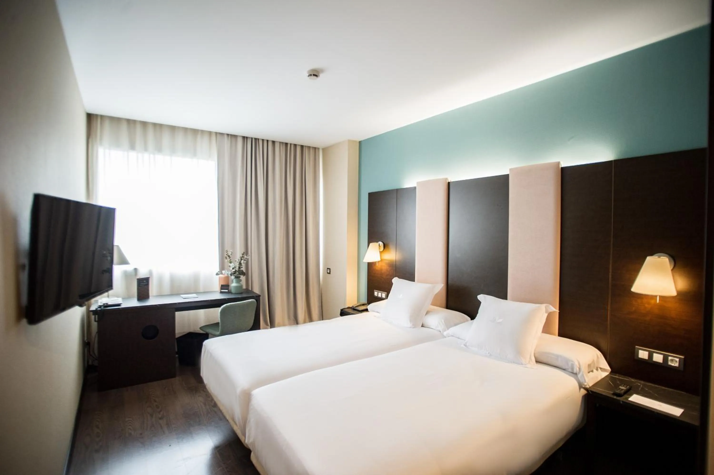 Photo of the whole room, Bed in AZZ Pamplona Norte Hotel