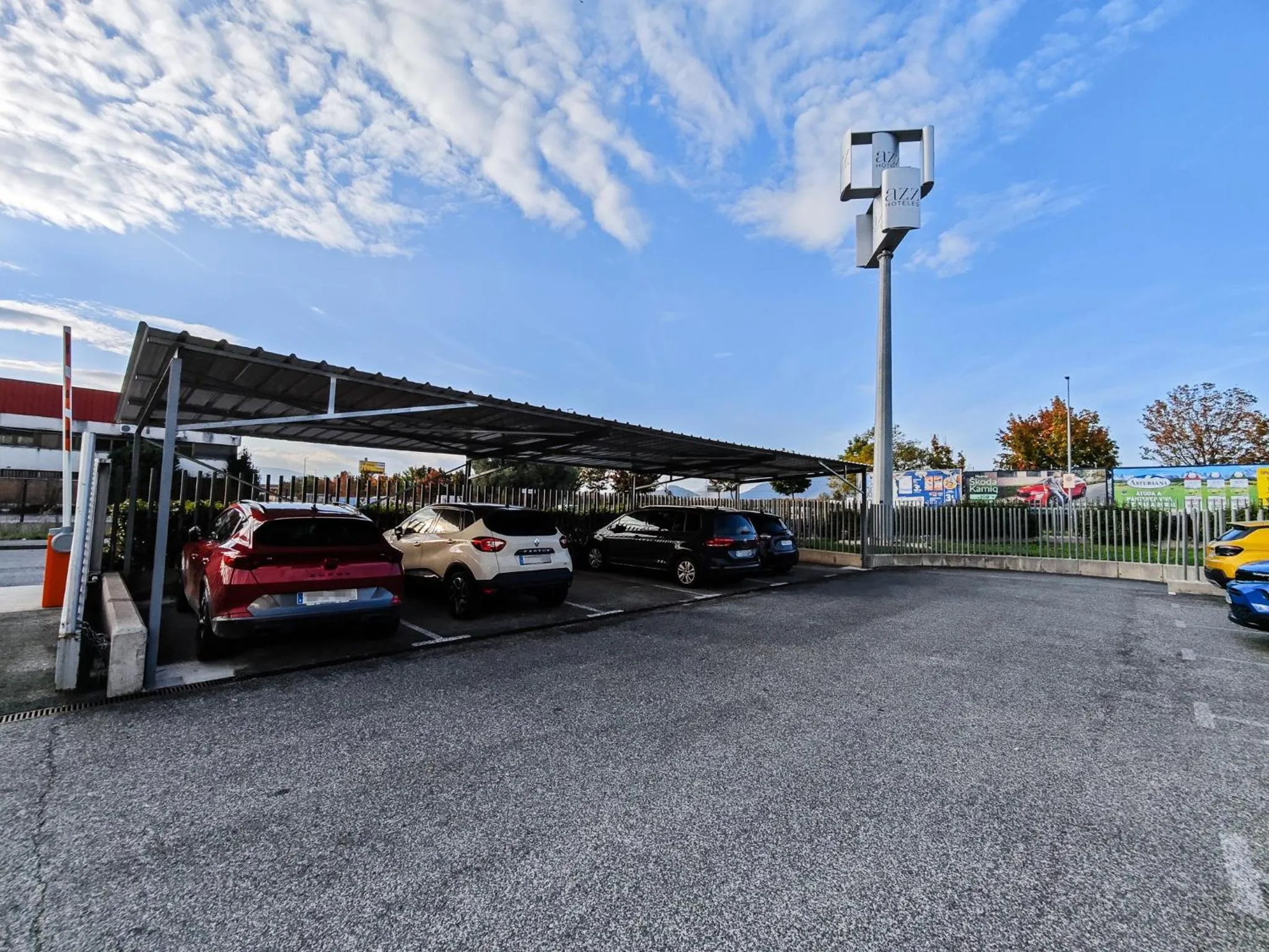 Parking in AZZ Pamplona Norte Hotel