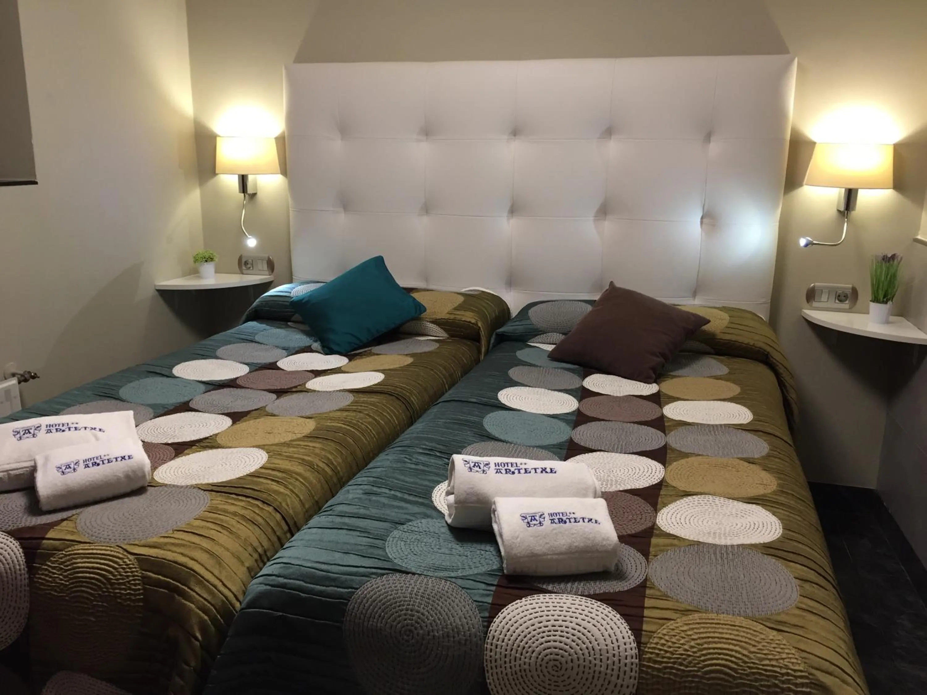 Bed in Hotel Artetxe