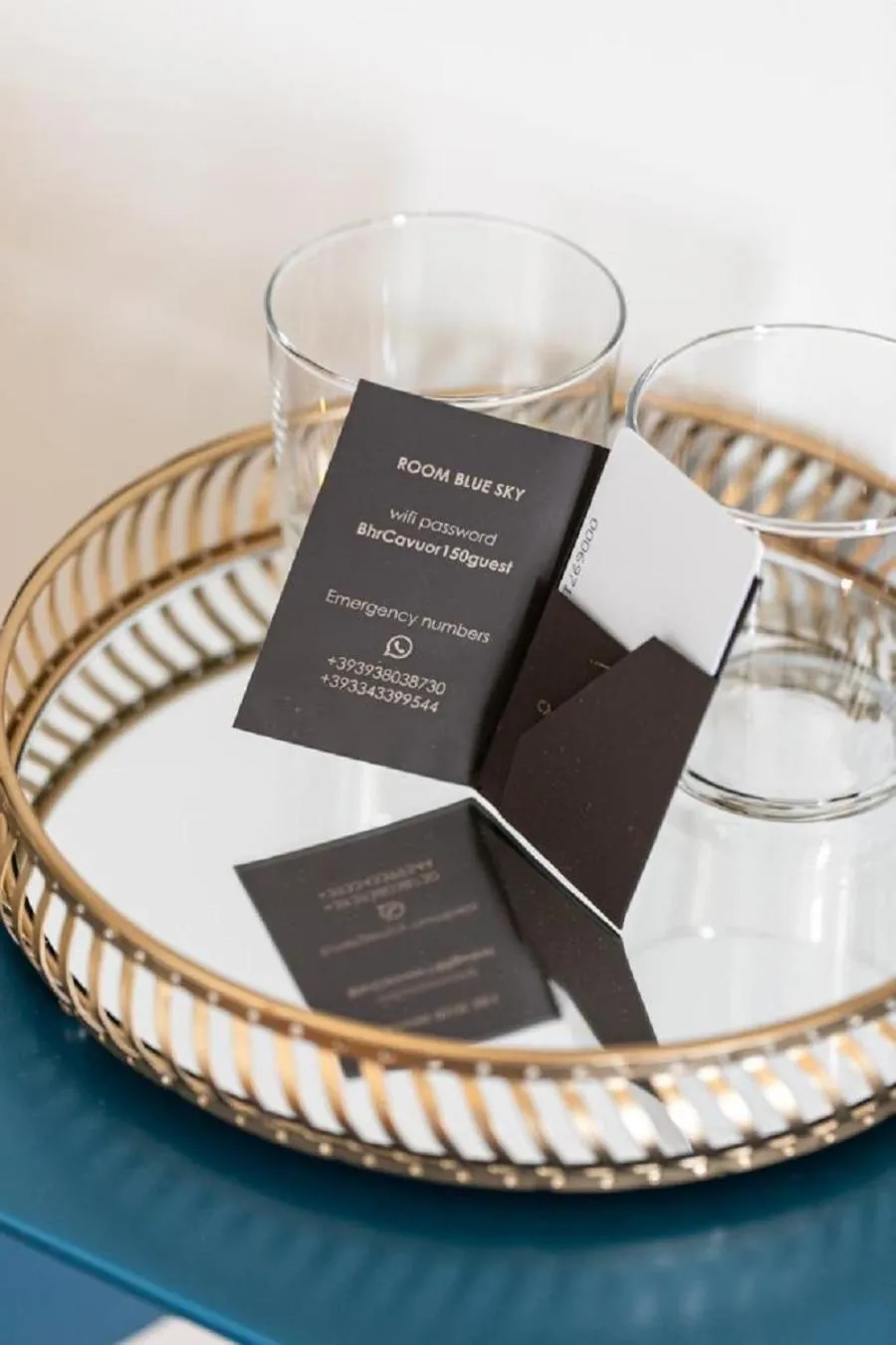 Food and drinks in Bhr Cavour 150