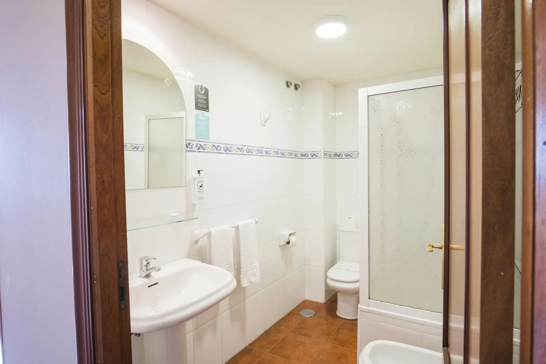 Bathroom in Hotel Alda Avenida