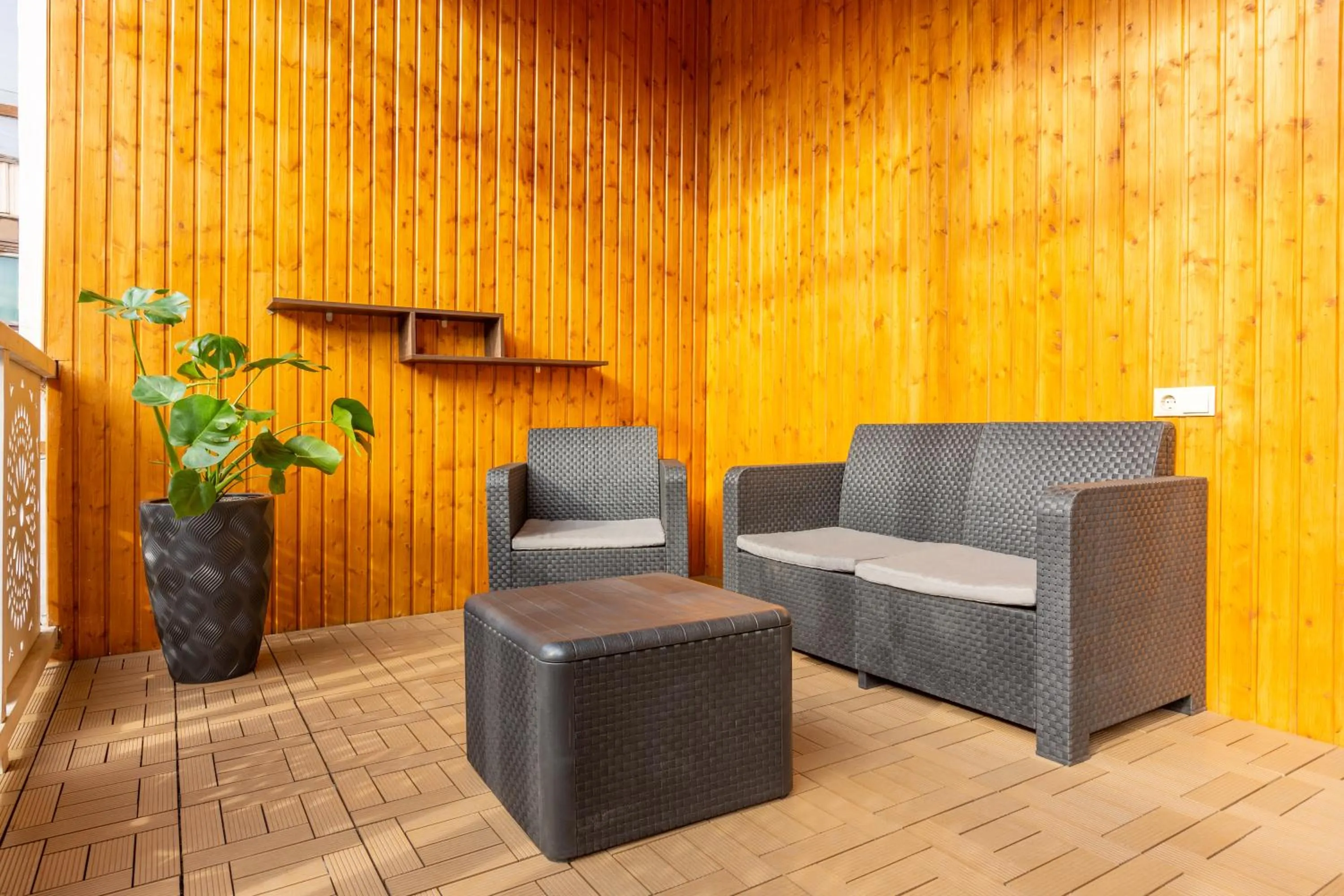 Balcony/Terrace in Alma Boutique Hotel