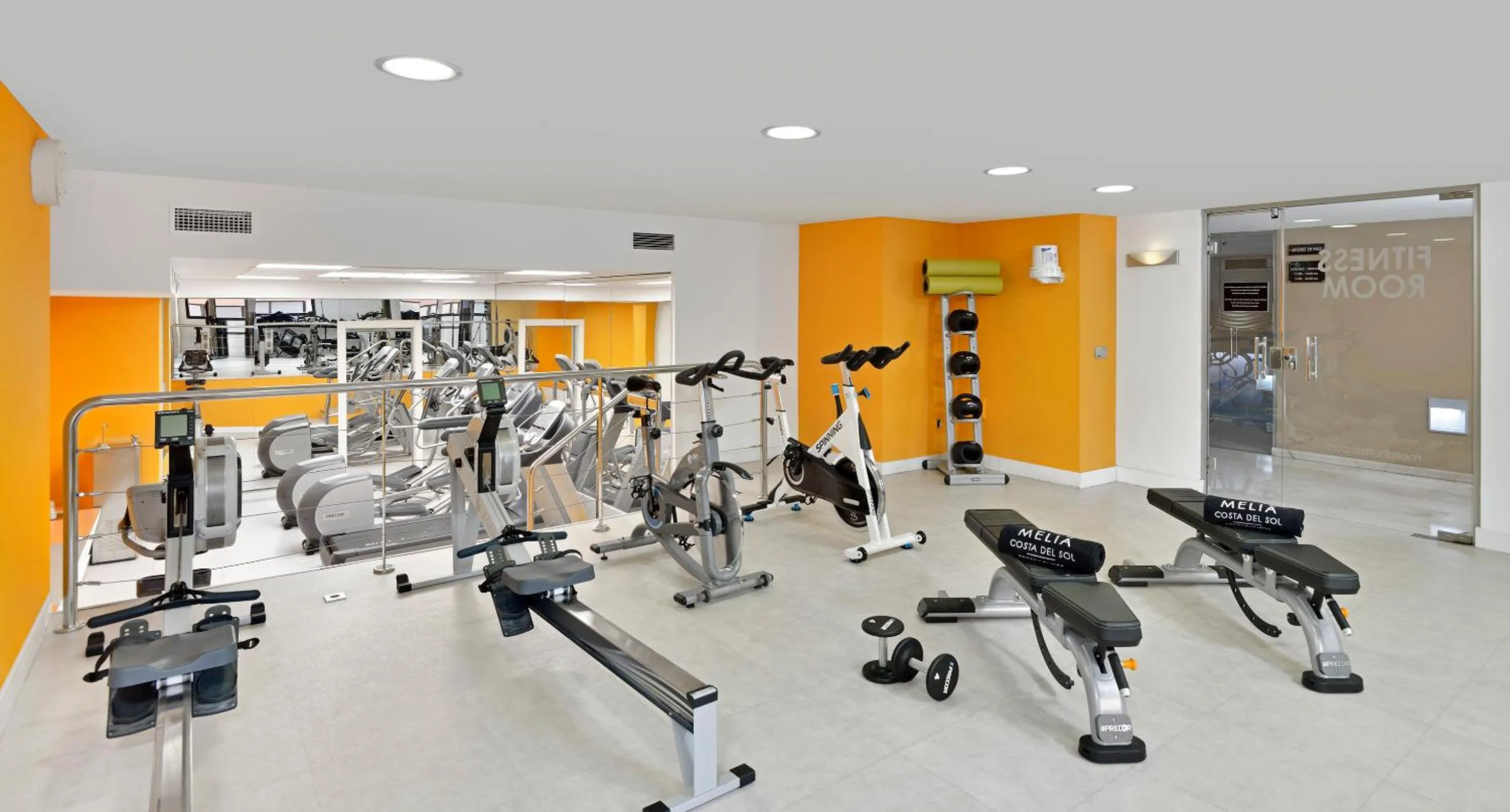 Fitness centre/facilities in Melia Costa del Sol