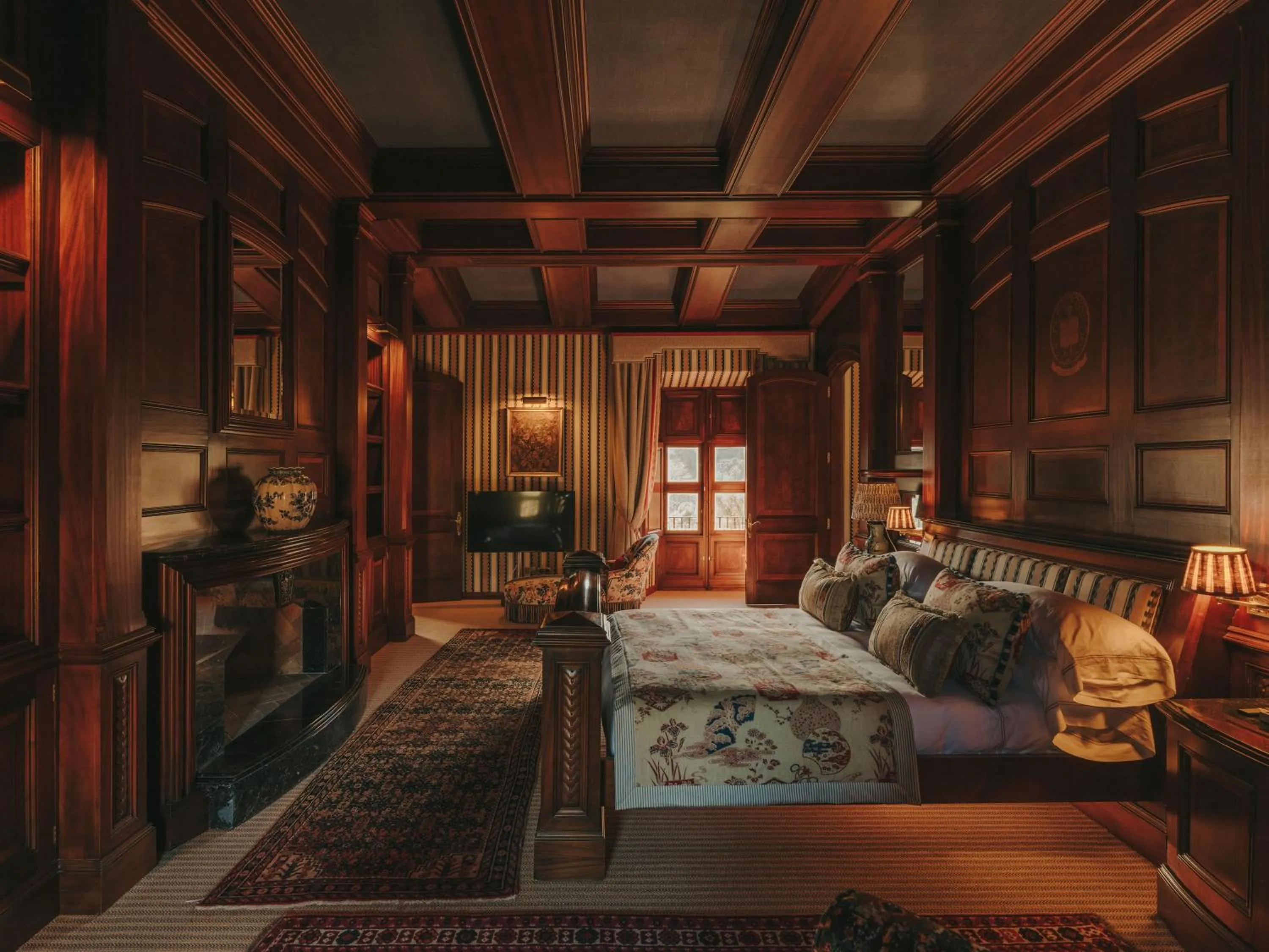 Bedroom, Bed in Grand Hotel Son Net