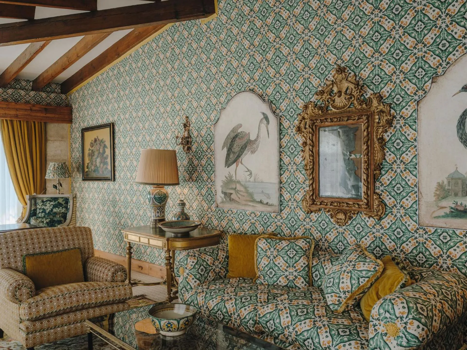 Living room in Grand Hotel Son Net