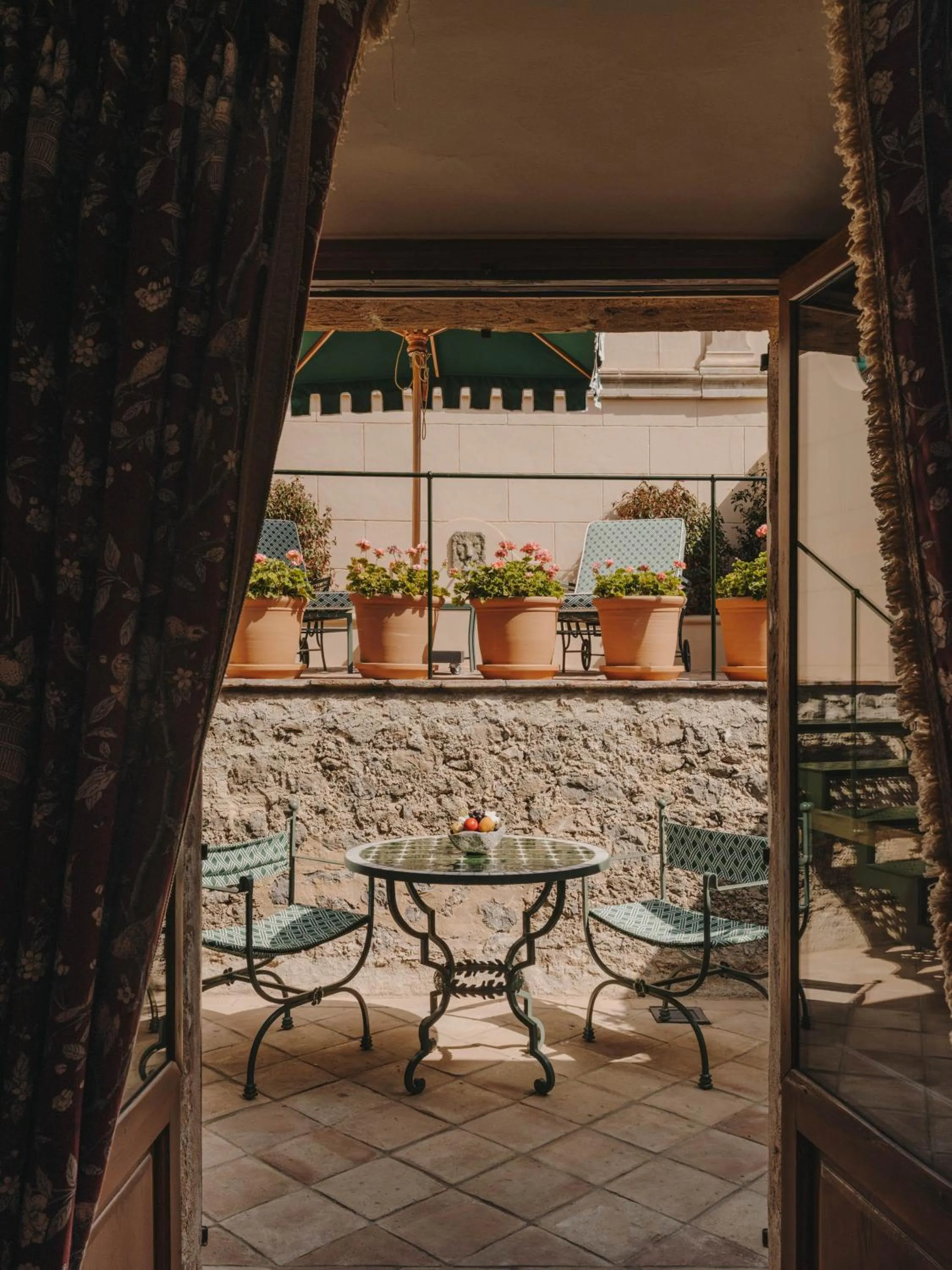 Patio in Grand Hotel Son Net