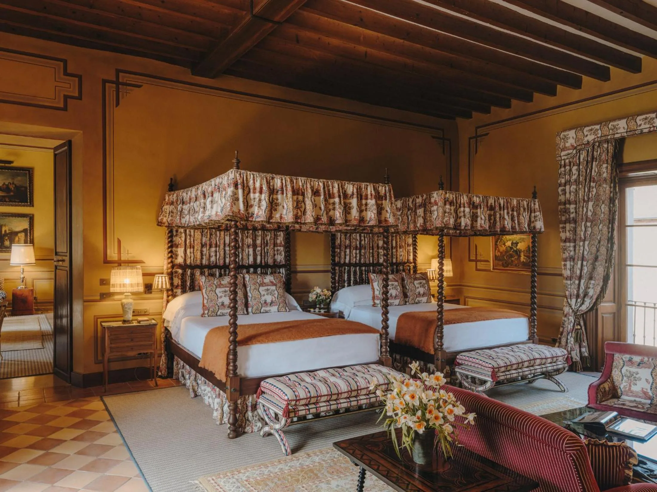 Bed in Grand Hotel Son Net