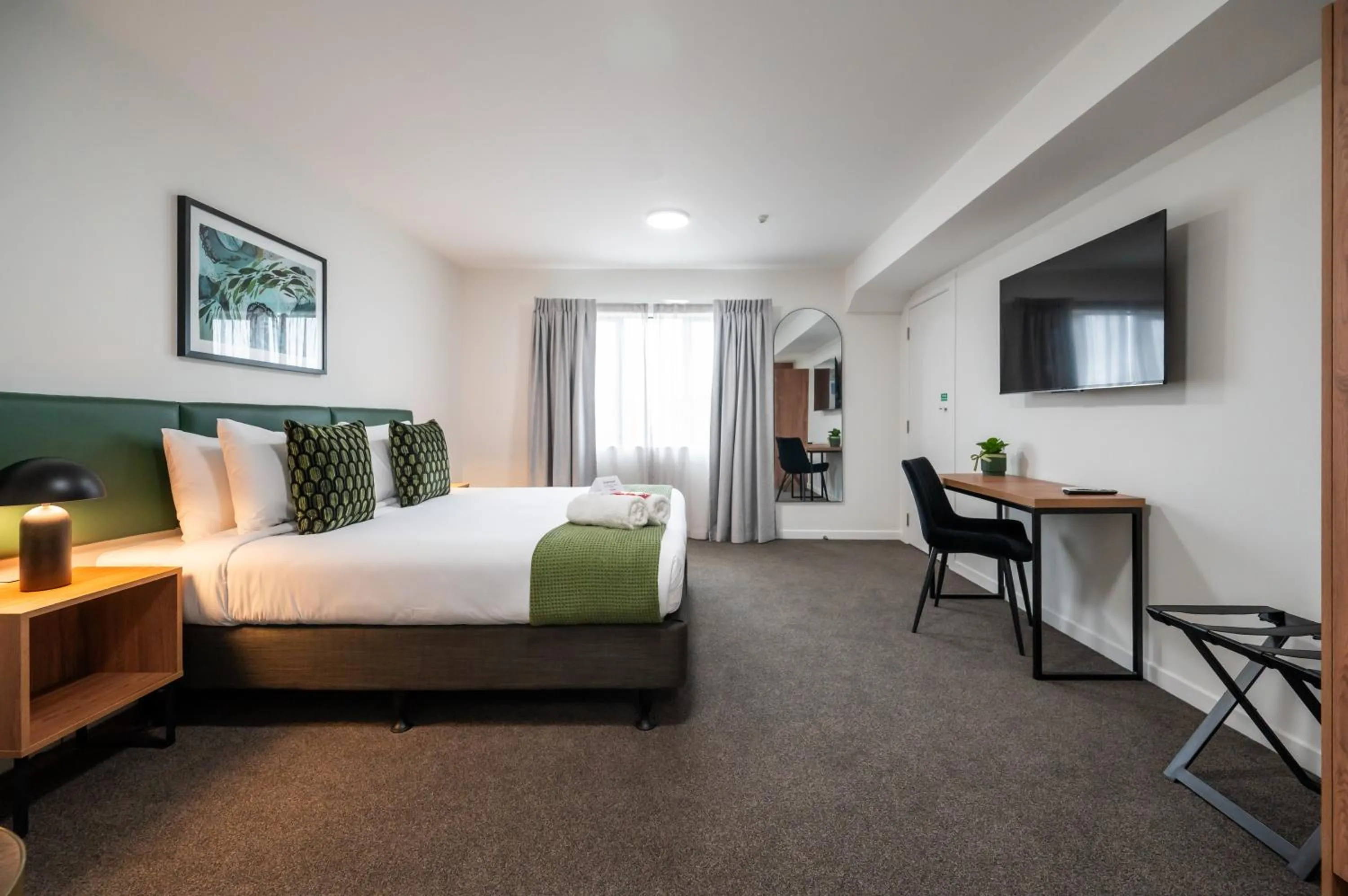 Photo of the whole room, Bed in Solsen Flexi-Stay & Motel