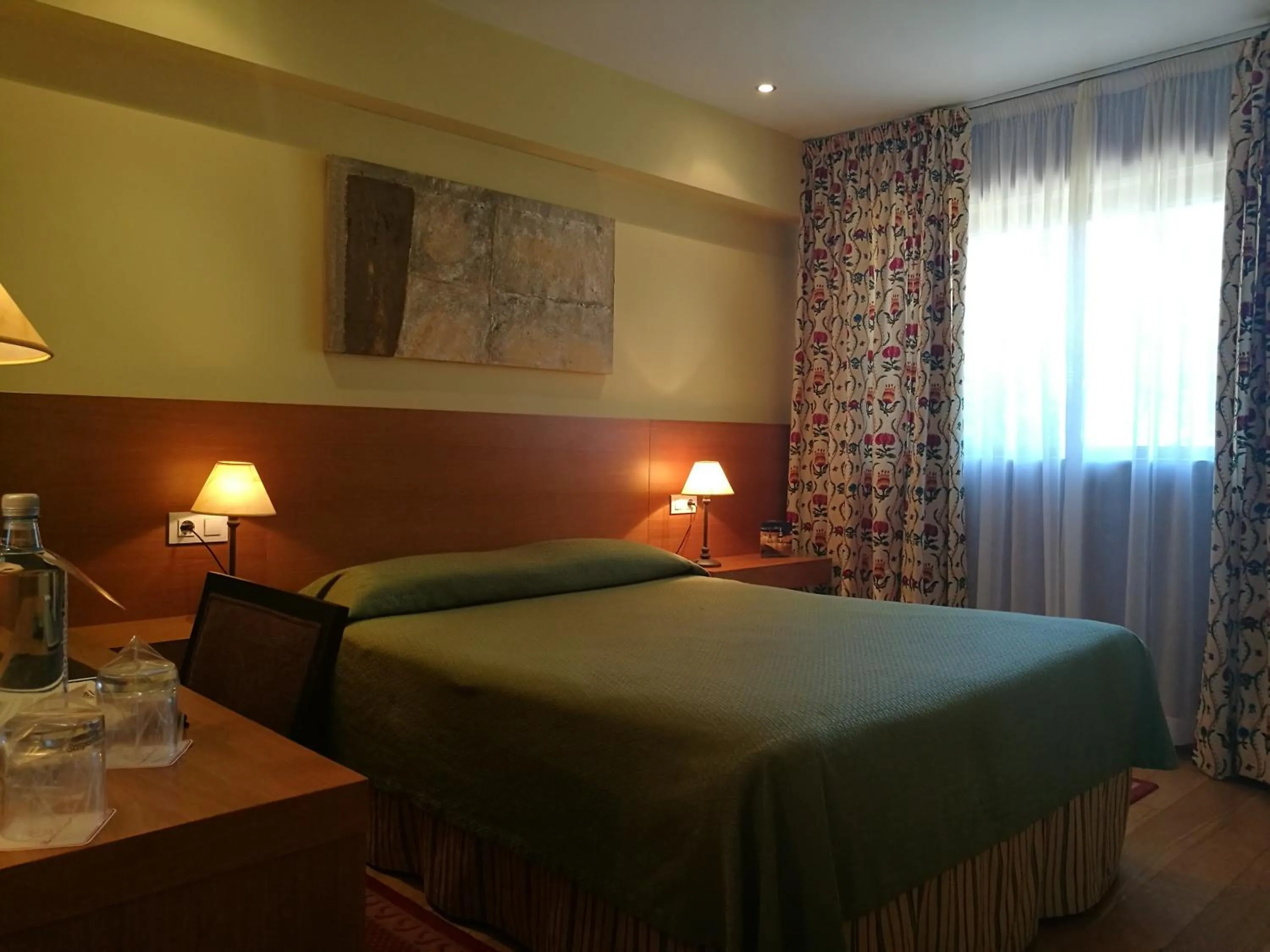 Photo of the whole room, Bed in Hotel Pazo de Lestrove by Pousadas de Compostela