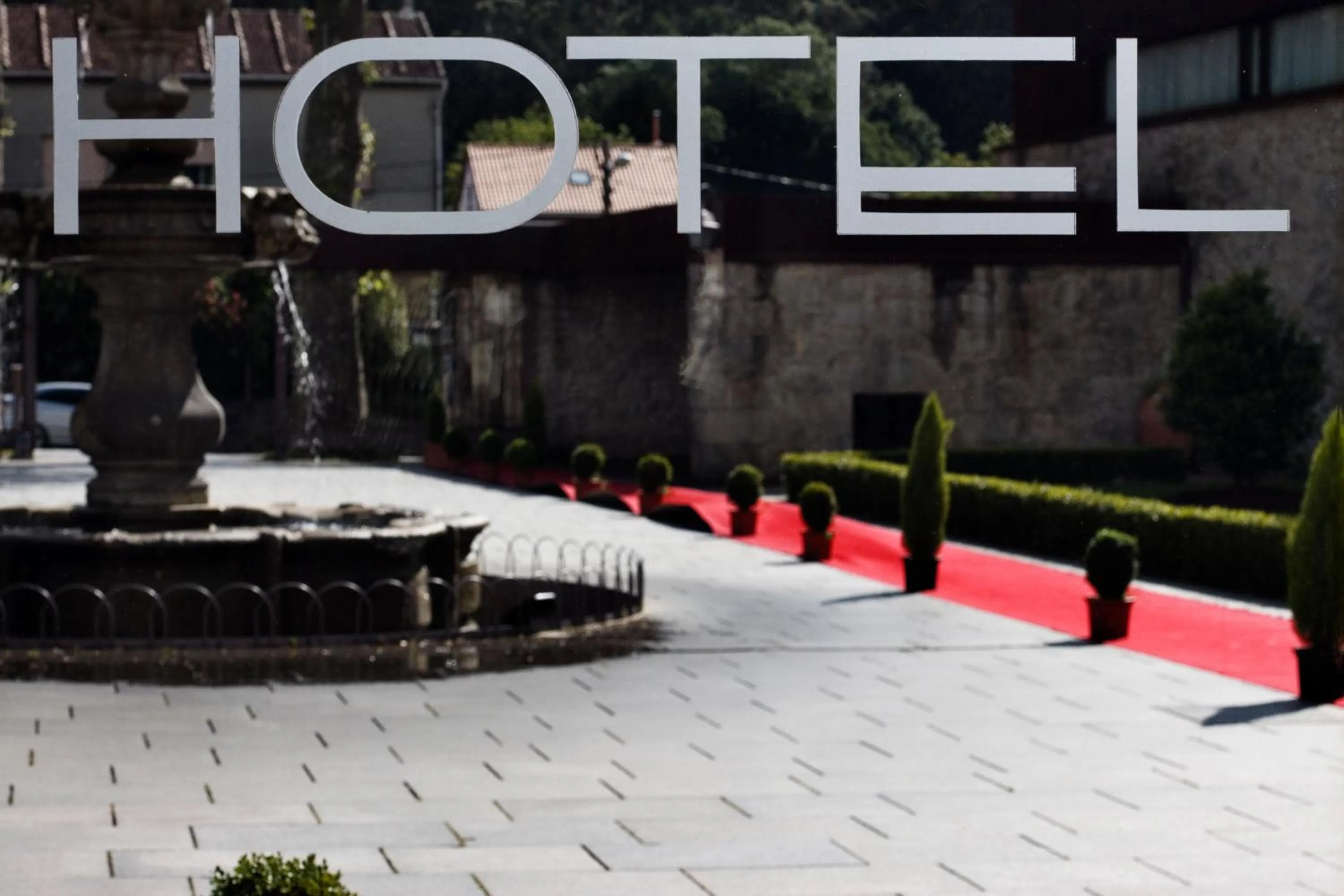 Decorative detail in Hotel Pazo de Lestrove by Pousadas de Compostela