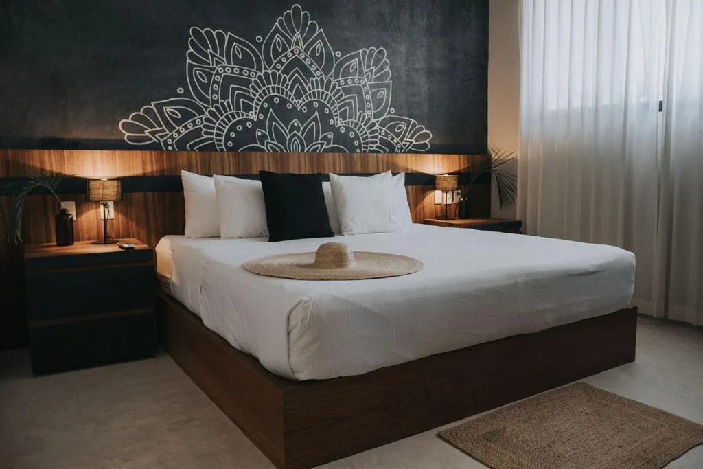 Bed in Lumina at Mudra Tulum