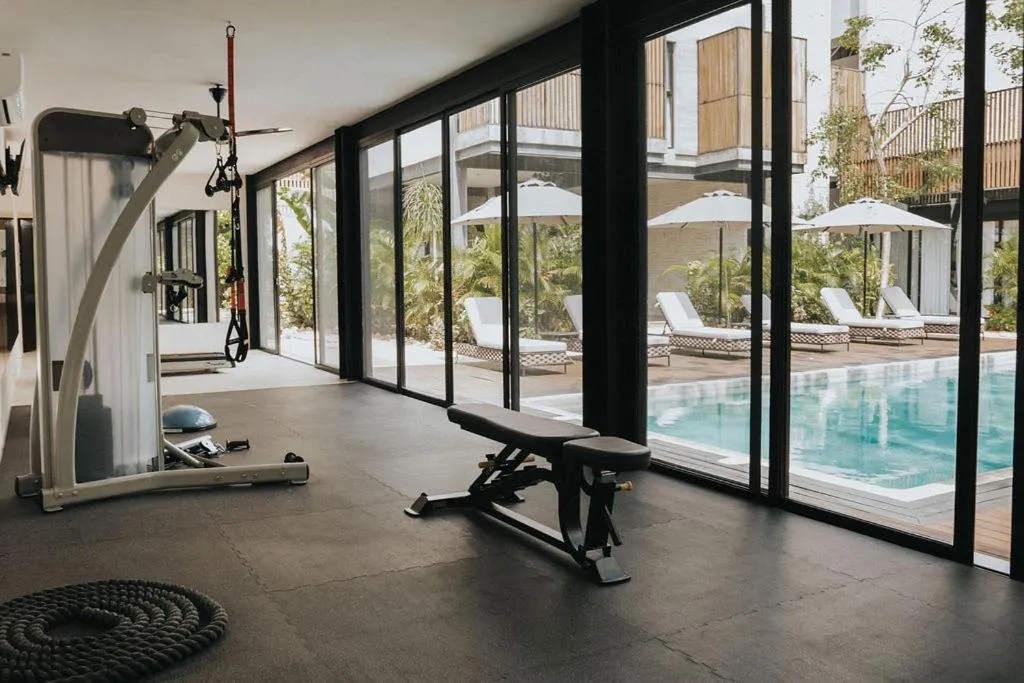 Fitness centre/facilities in Lumina at Mudra Tulum