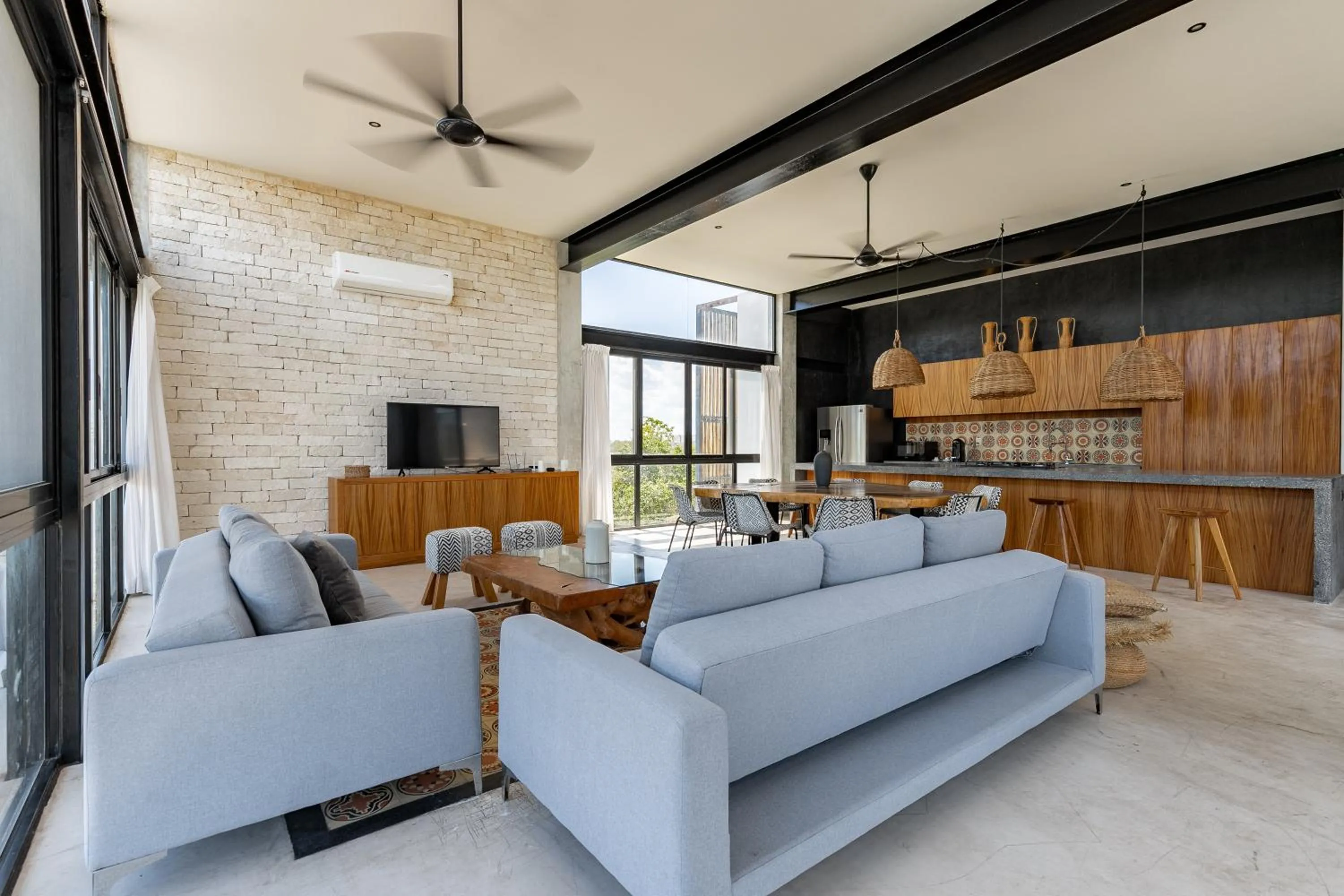 Kitchen or kitchenette in Lumina at Mudra Tulum