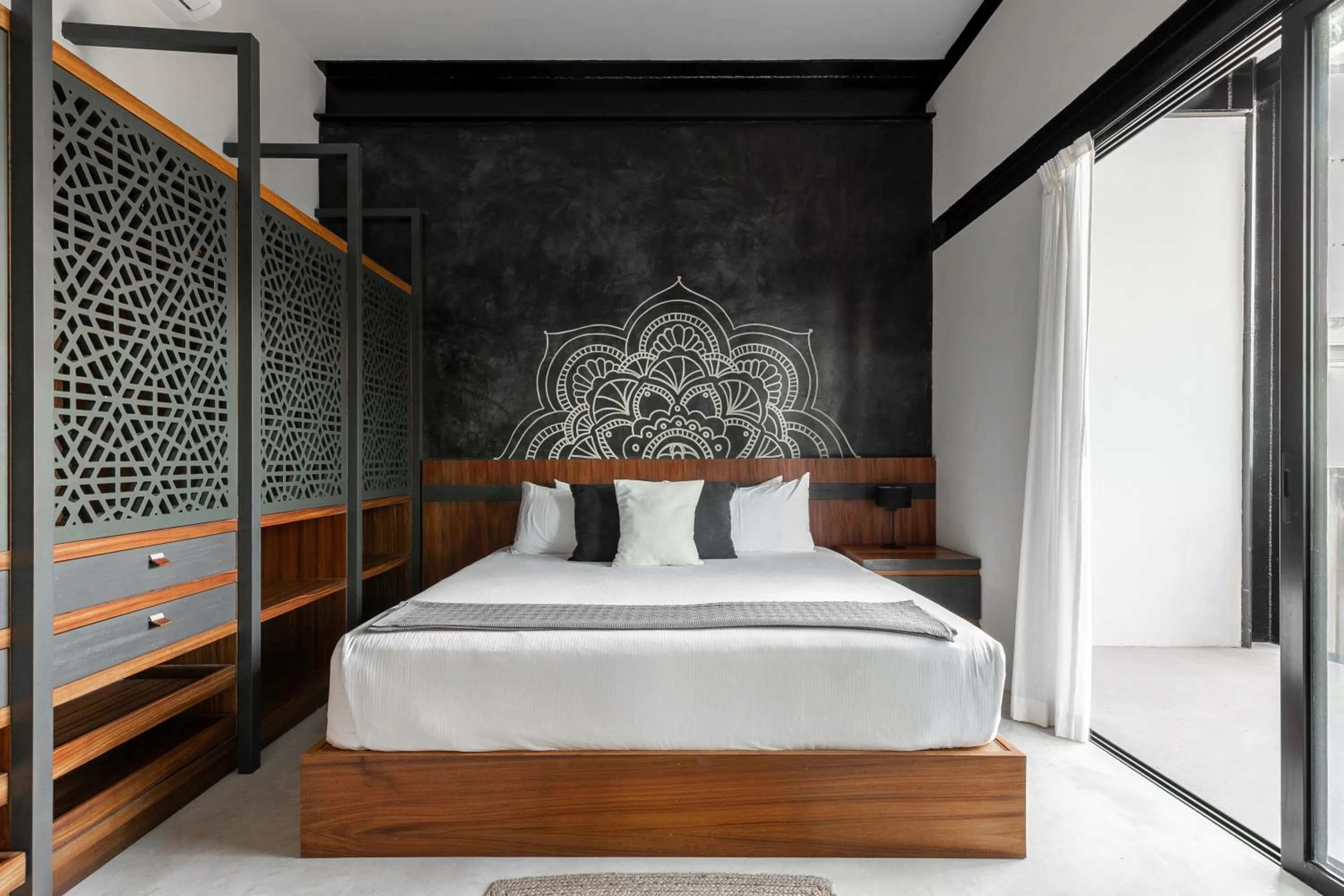 Bed in Lumina at Mudra Tulum