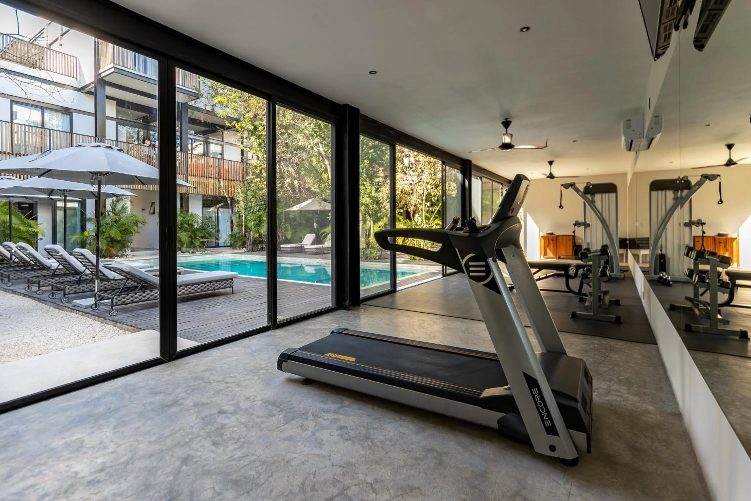 Fitness centre/facilities in Lumina at Mudra Tulum